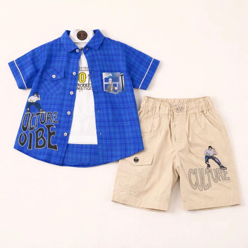 💙✨ BILLER Branded 3-Piece Kids Nicker Suit Collection ✨💙