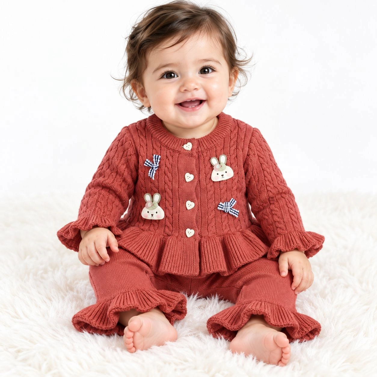 Baby Woolen Pajama Suits – Winter Collection ❄️