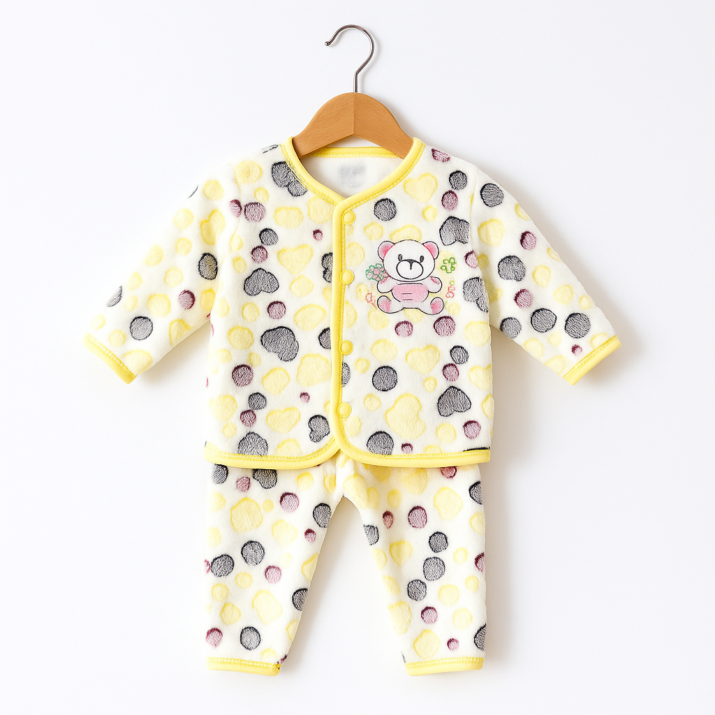 Winter Fleece 2 pc baby suits