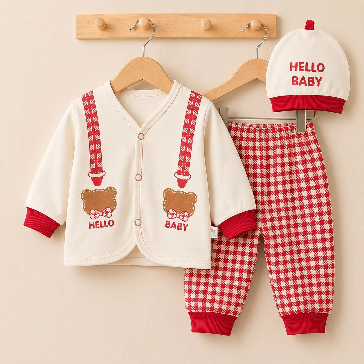 Baby Pajama Suit with Cap SK(0-3 months)