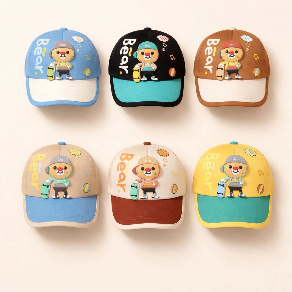 Baby P-Cap Style Cotton Caps(1-5 years )