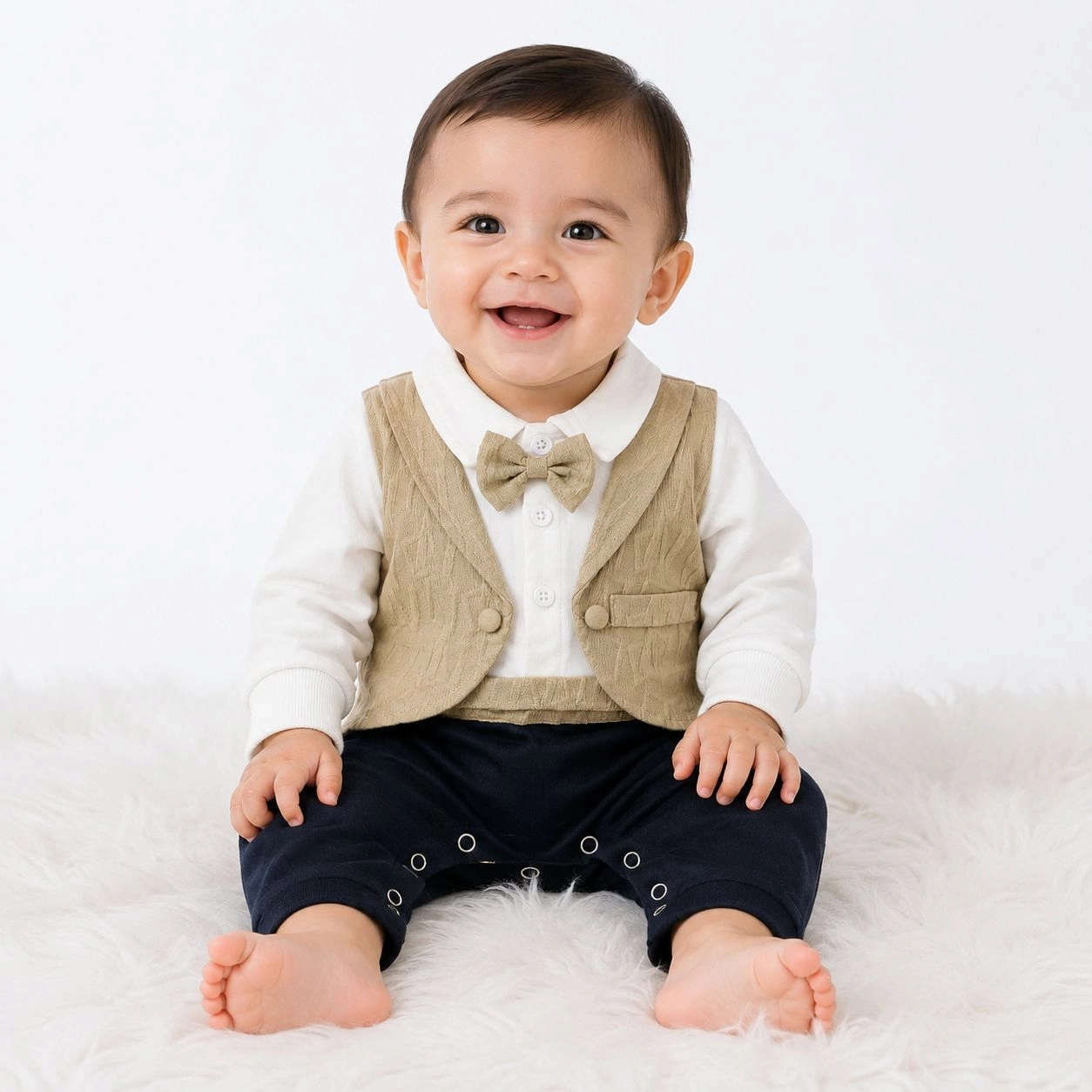 MC Premium Tux Baby Rompers Collection