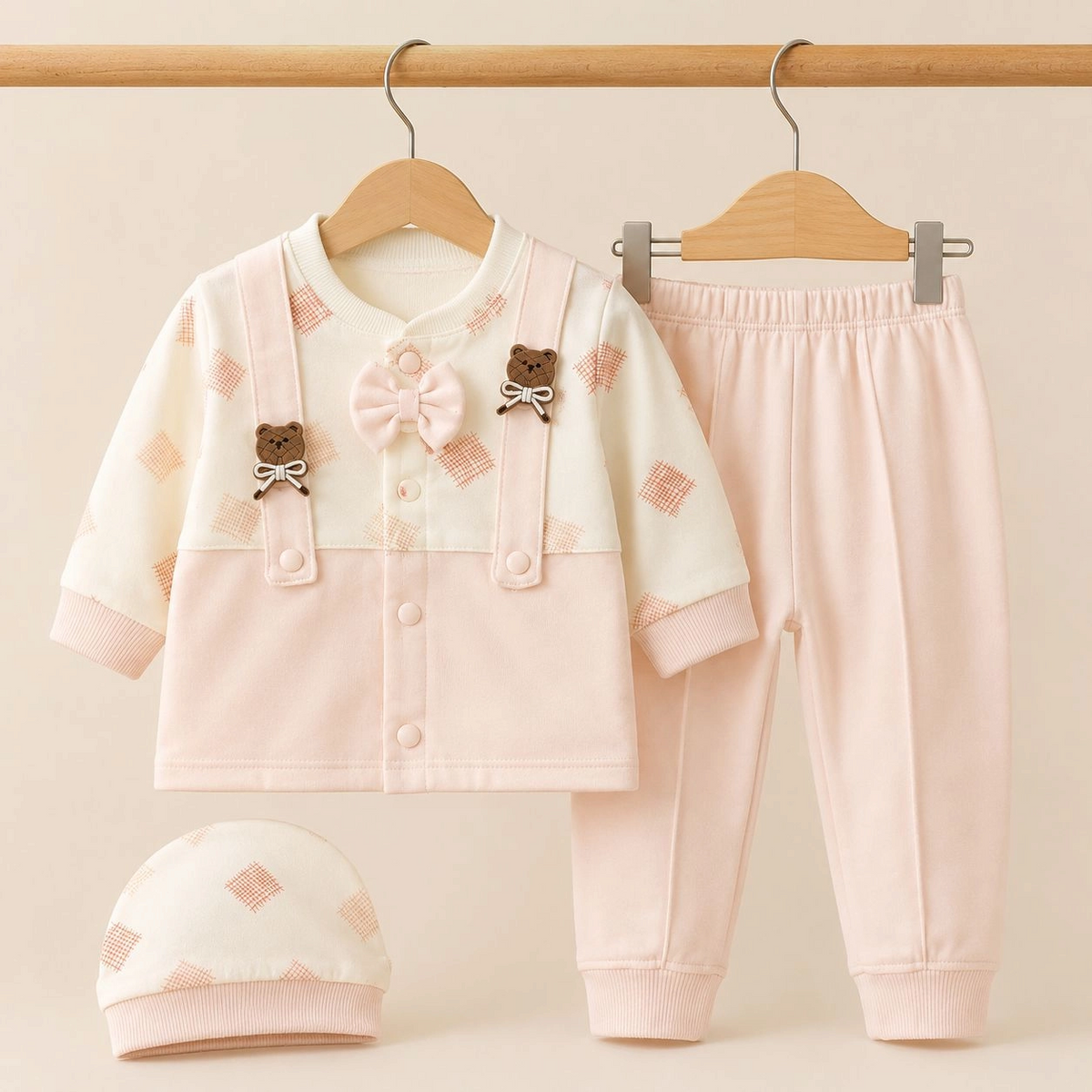 Baby Pajama Suit with Cap SK(0-3 months)