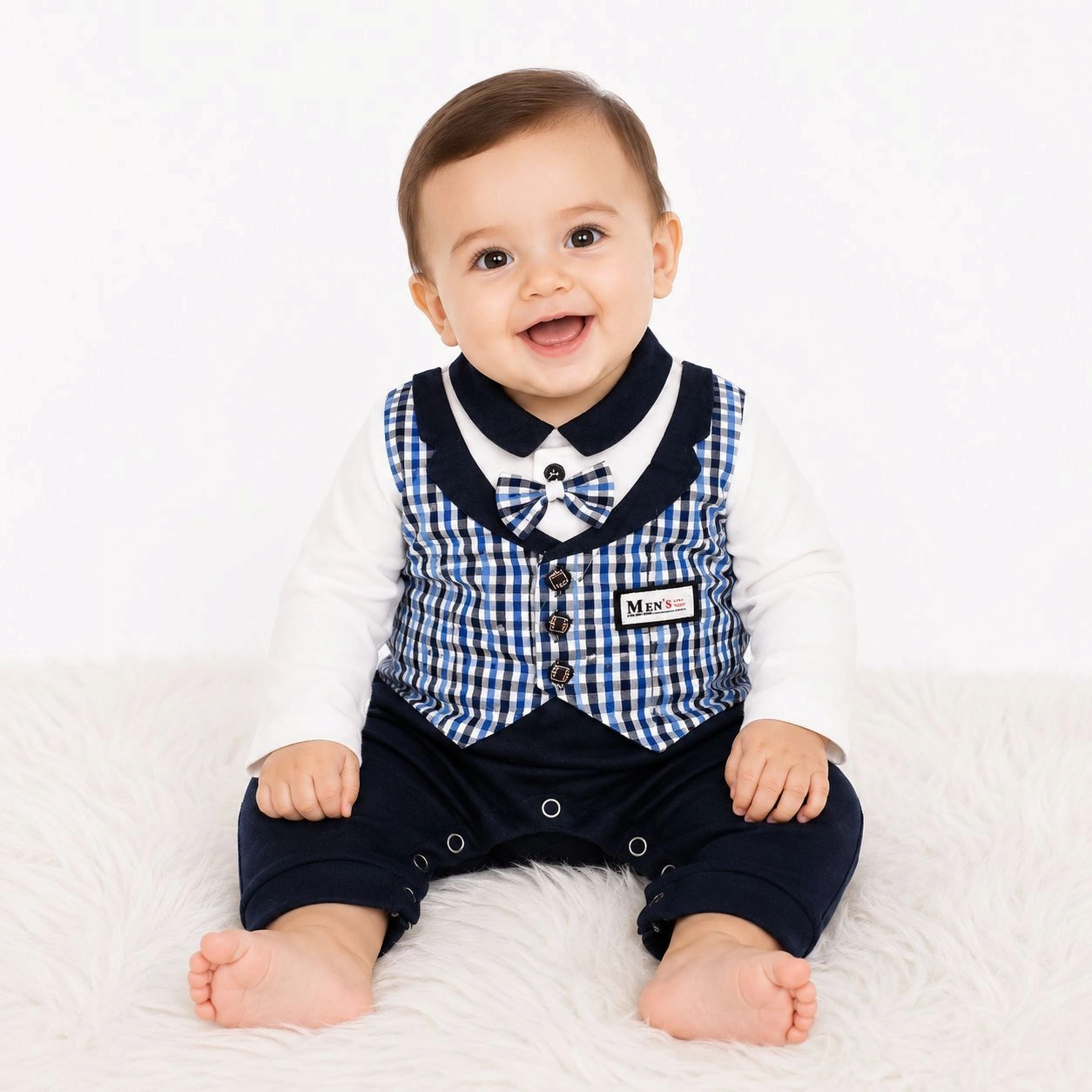 MG Premium Baby Tux Rompers Range