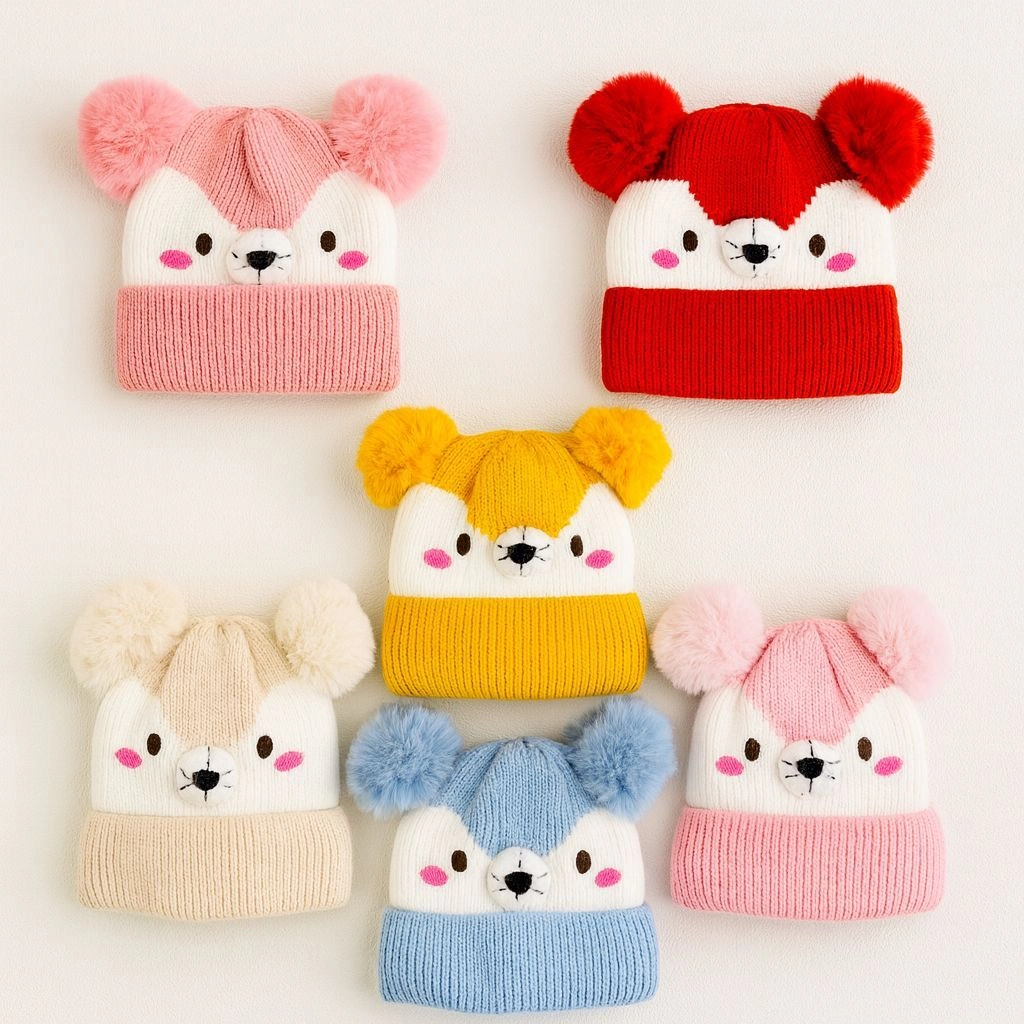 Imported Baby Woolen Caps Collection(0-2years)