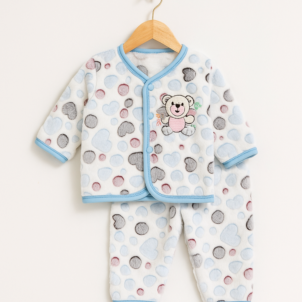 Winter Fleece 2 pc baby suits