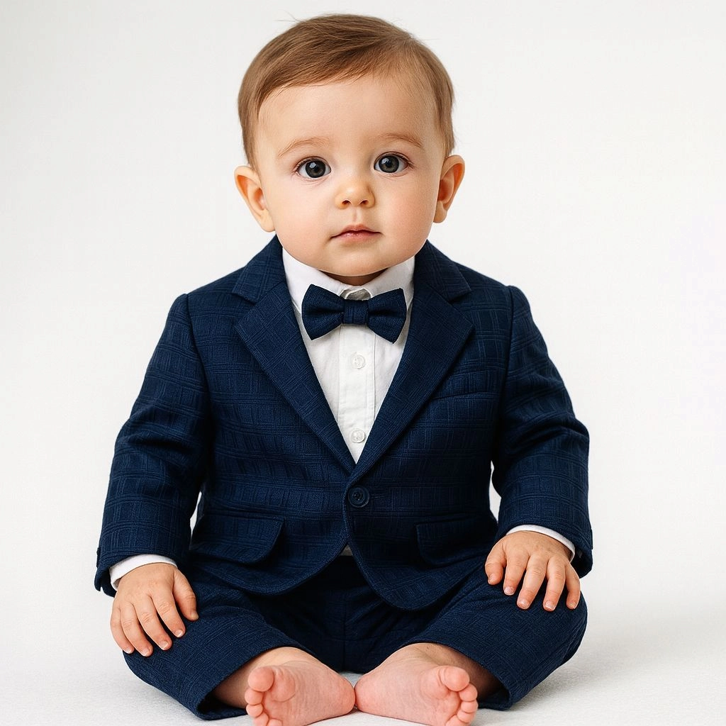 Baby 3 Pcs Tuxedo Style Outfit
