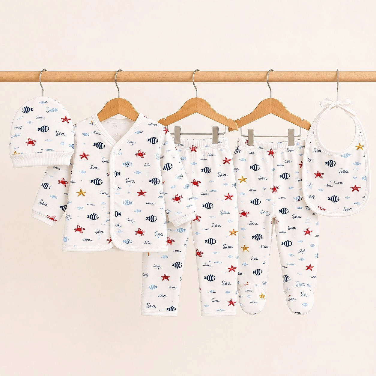Baby winter 5 Pcs Starter Set Dresses