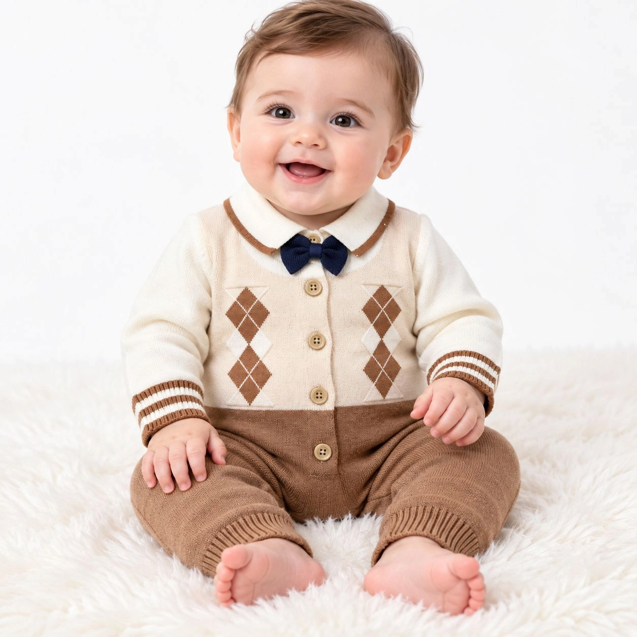 Imported Woolen Baby Rompers