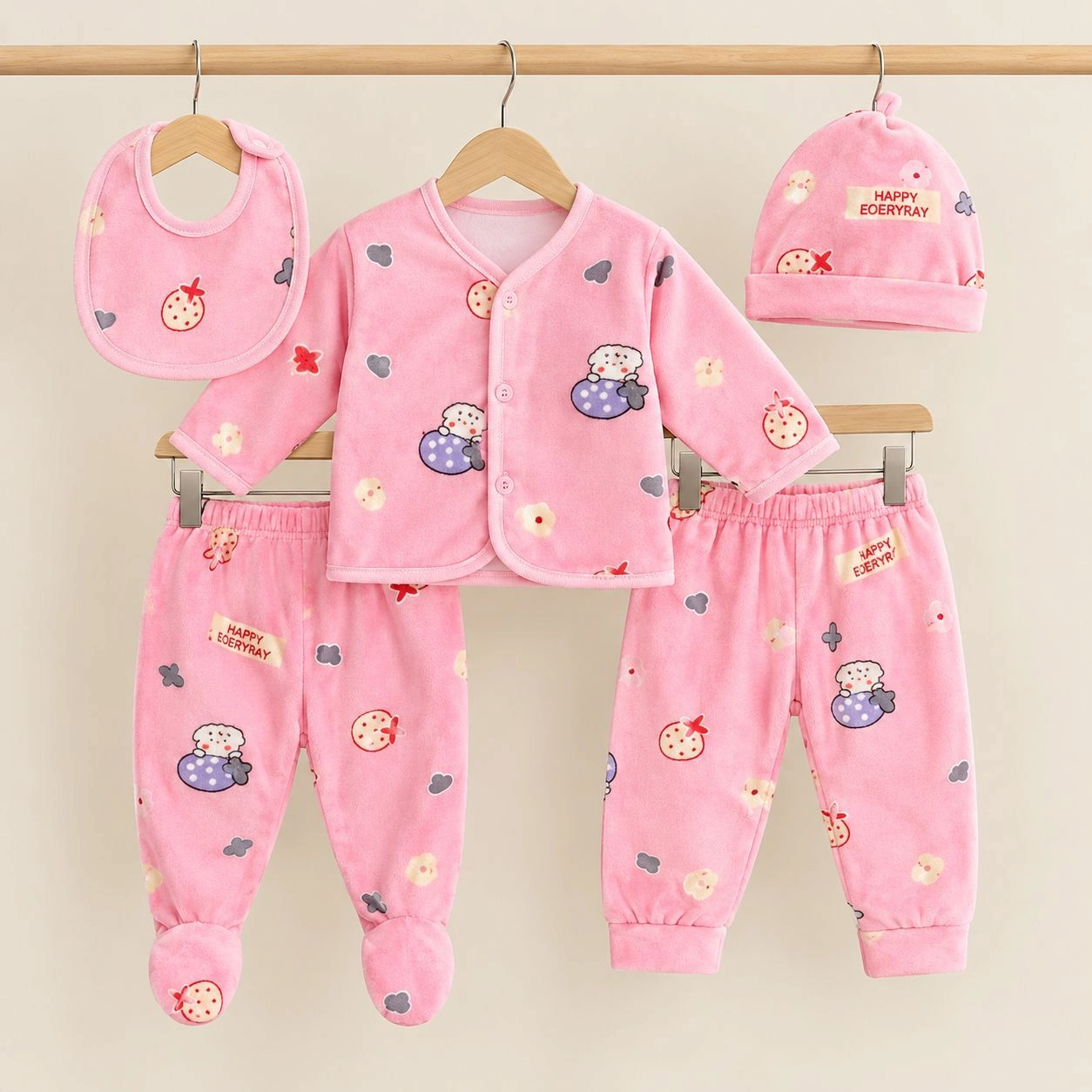 Baby winter 5 Pcs Starter Set Dresses