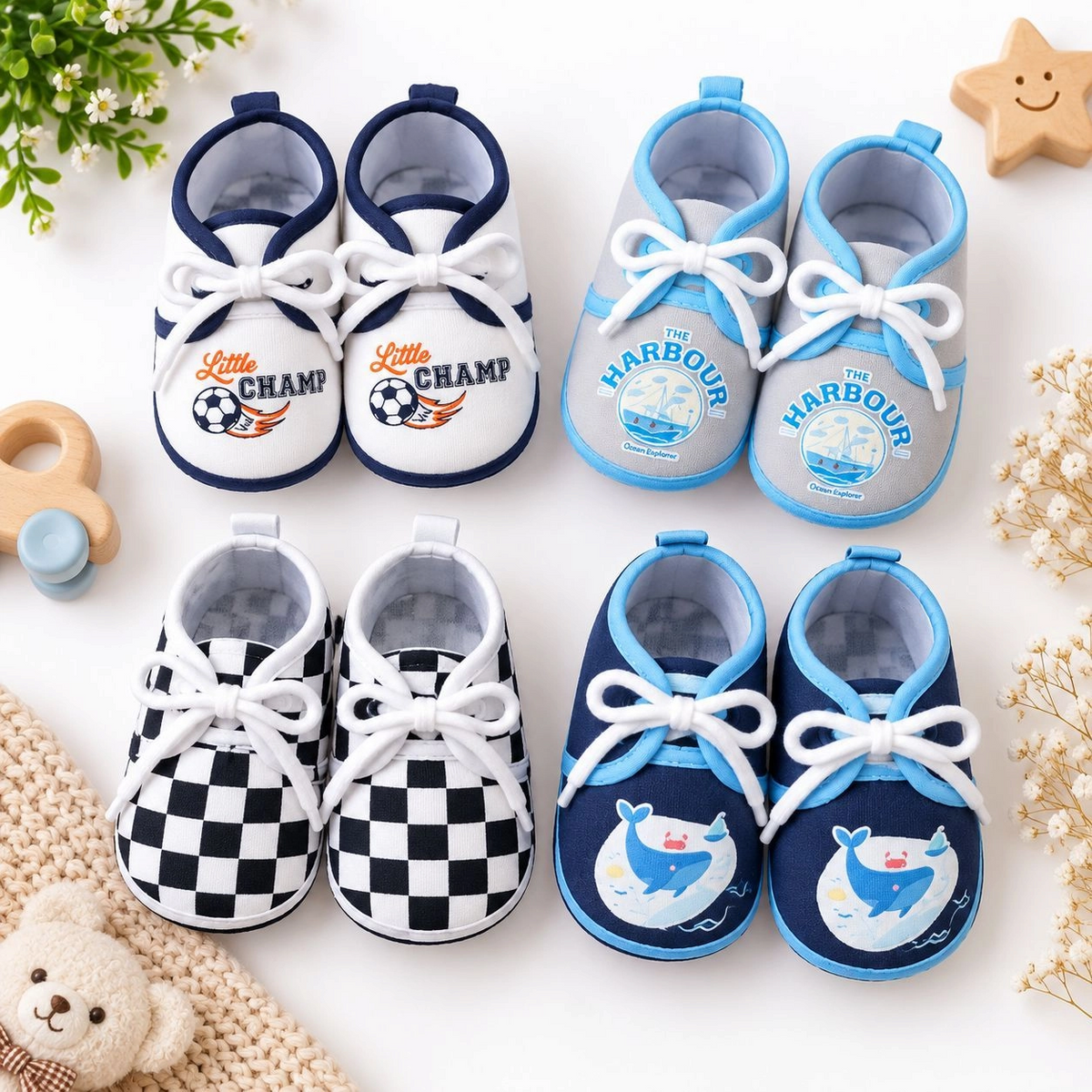 Deal of Baby Imported Cotton Shoes Collection