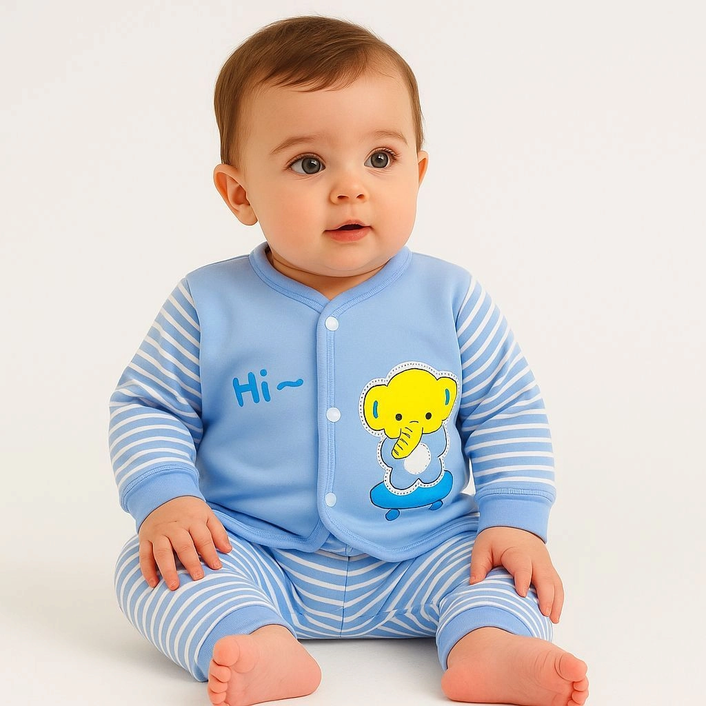 Winter Fleece 2 pc baby suits