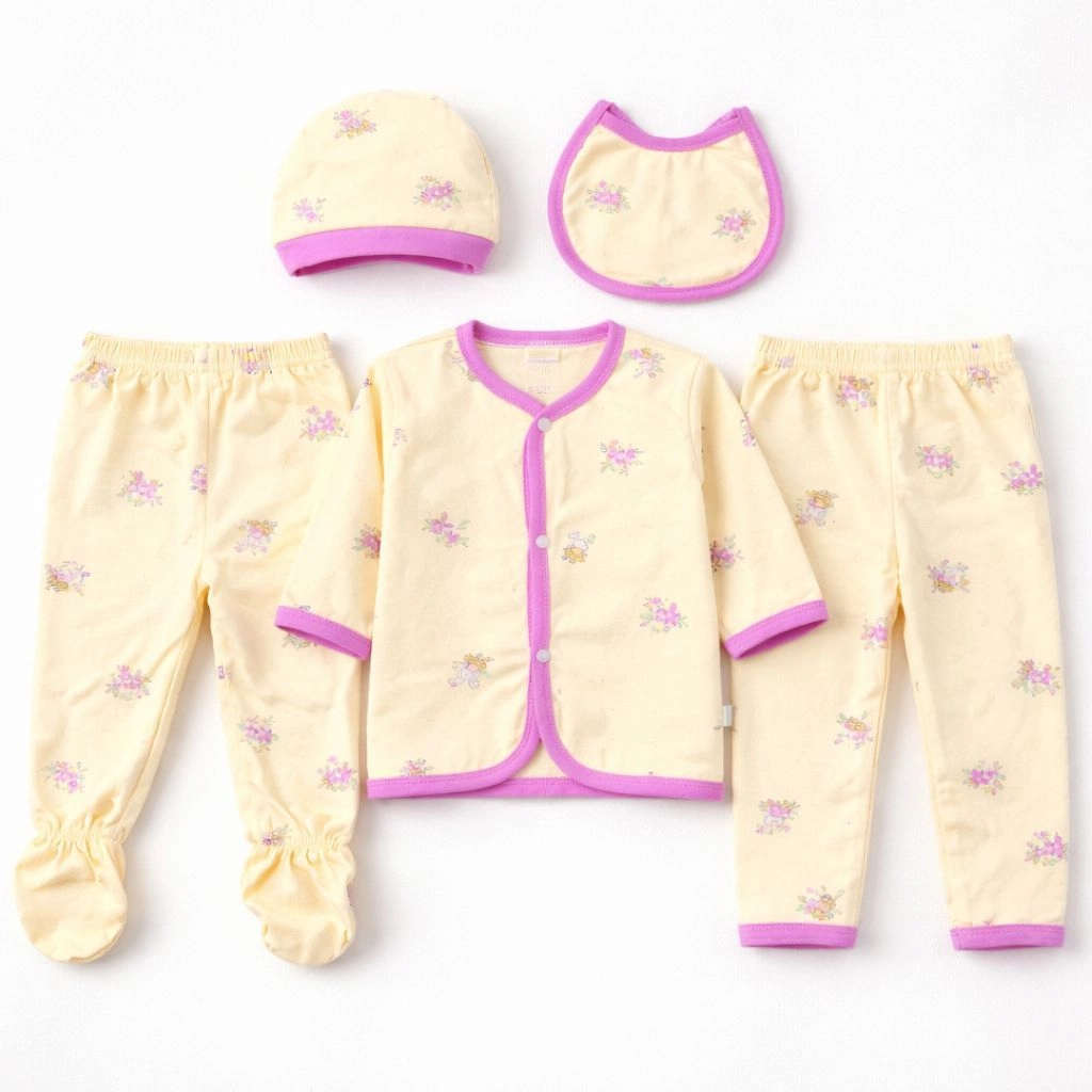 Baby 5 Pcs Starter Set Dresses Blended