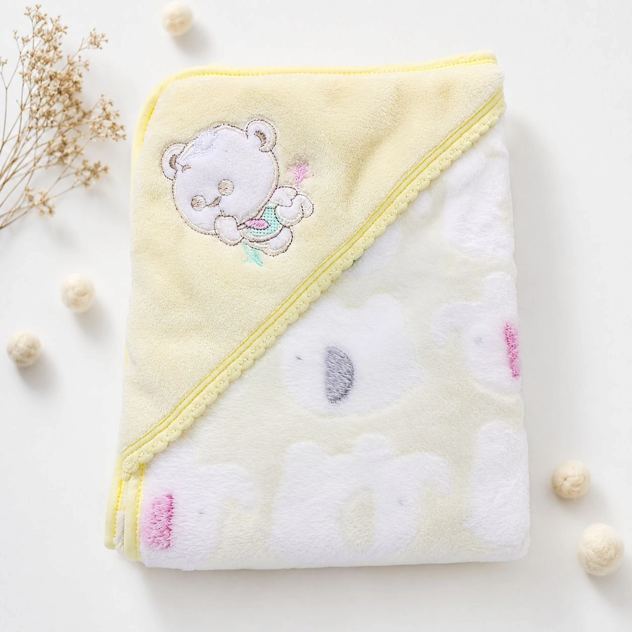 Baby Hooded Fleece Wrapping Sheets