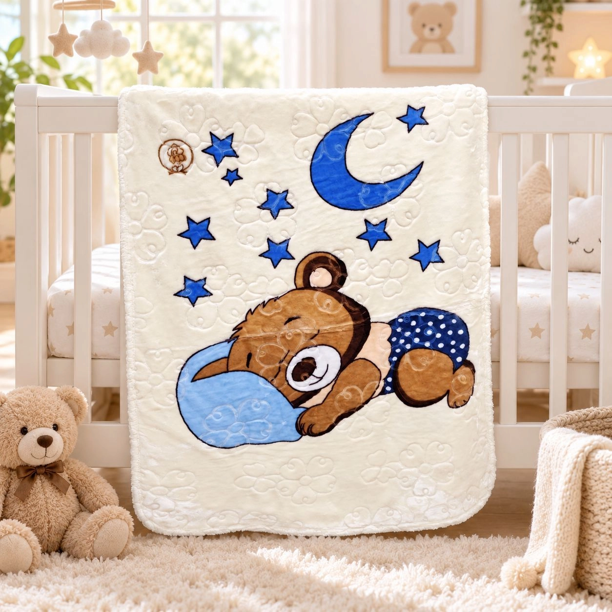 Baby Soft Double-Ply Blanket (100 X 100Cm)