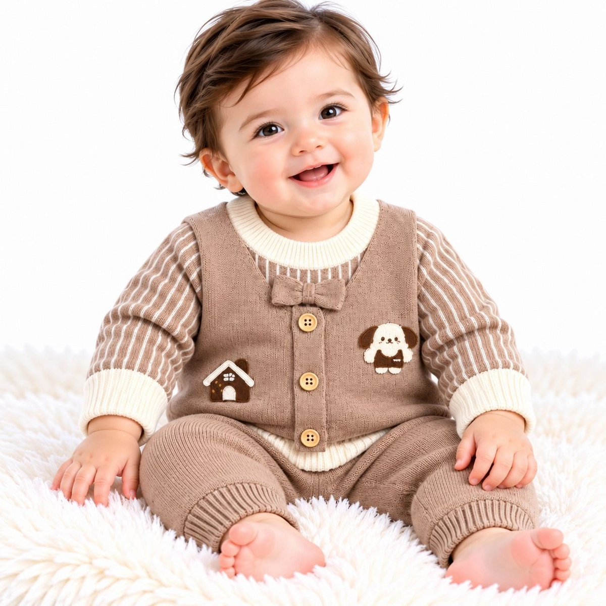 Baby Woolen Pajama Suits – Winter Collection ❄️