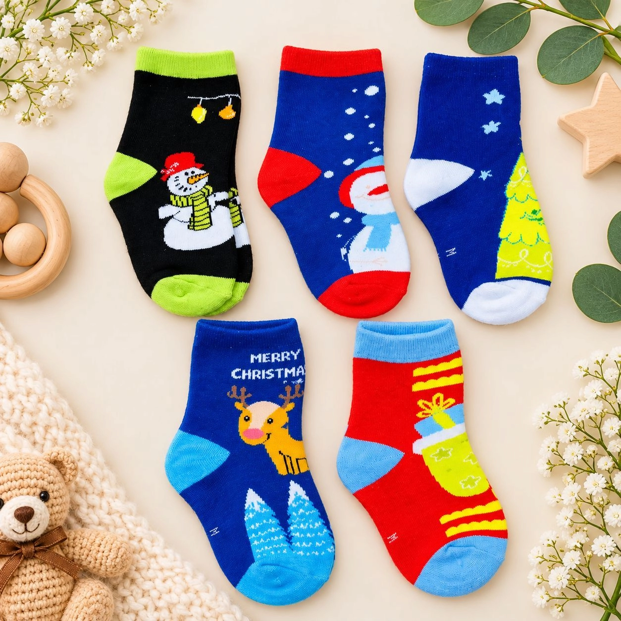 Kids socks 5 in 1 (2-5 years)