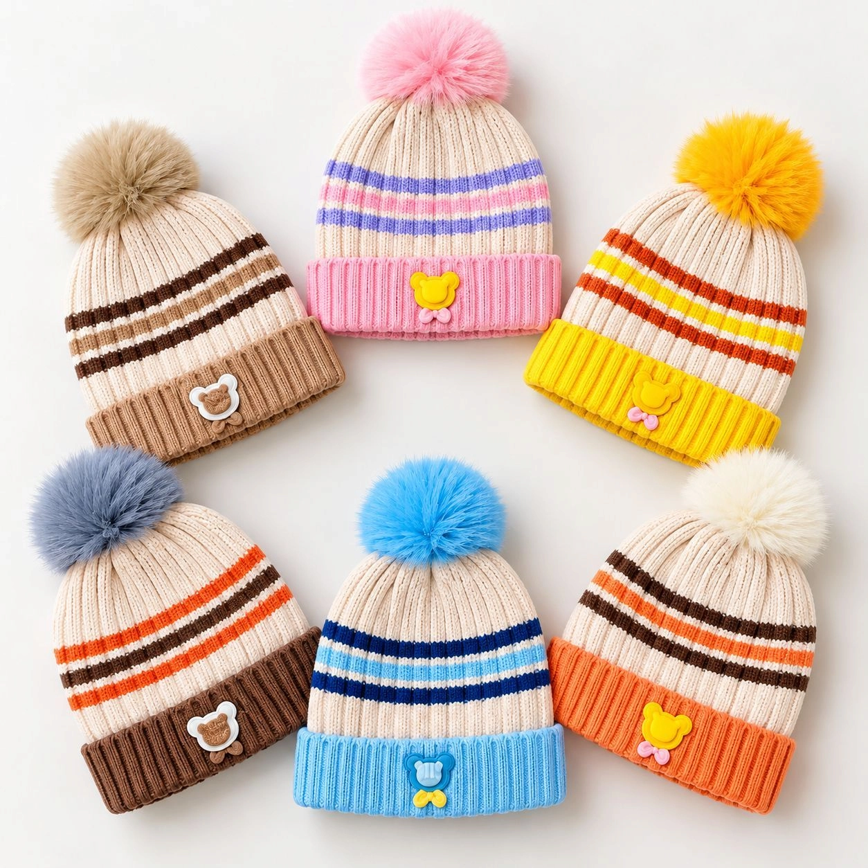 Imported Baby Woolen Caps Collection(0-12 months)