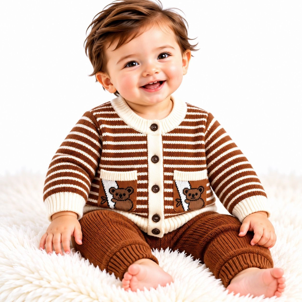 Baby Woolen Pajama Suits – Winter Collection ❄️