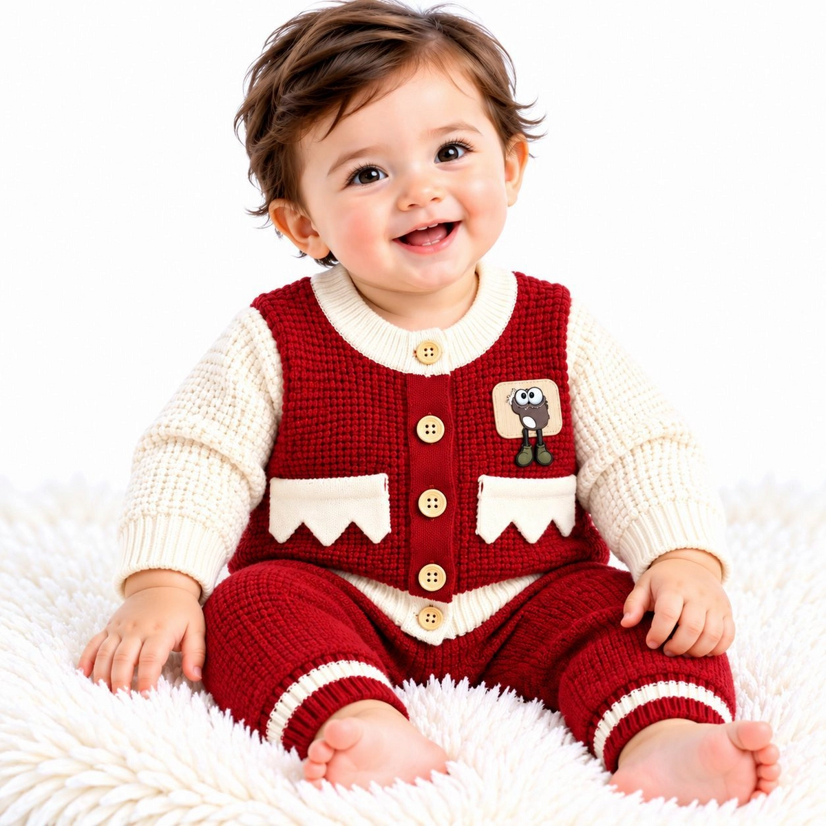 Baby Woolen Pajama Suits – Winter Collection ❄️