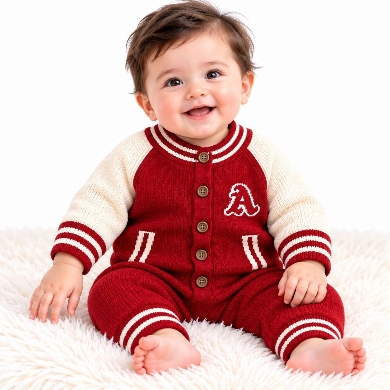 Imported Woolen Baby Rompers