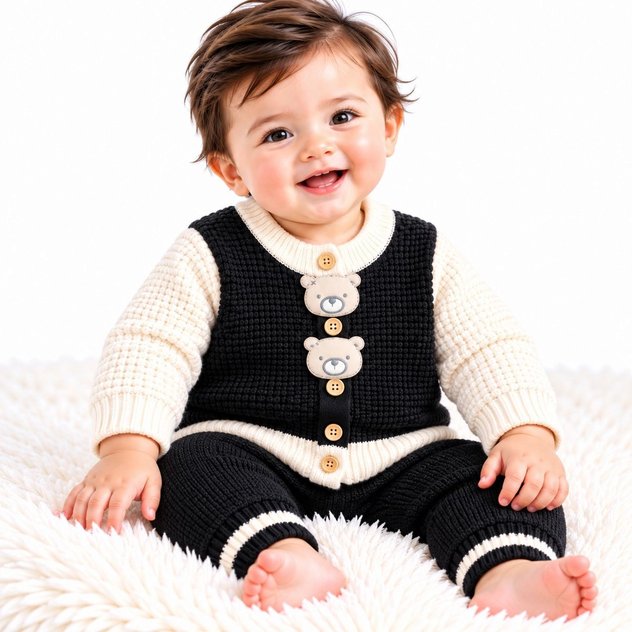 Baby Woolen Pajama Suits – Winter Collection ❄️