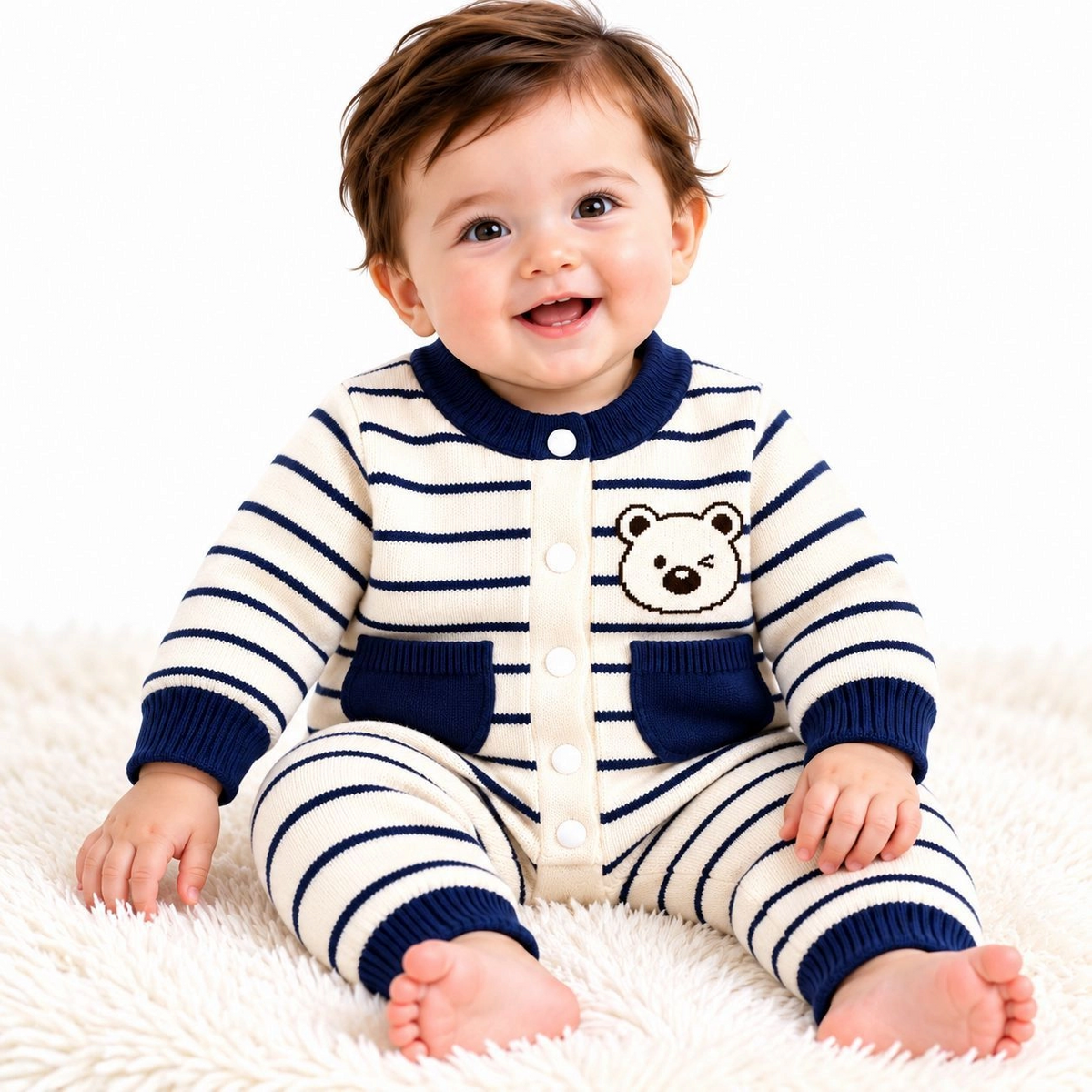 Imported Woolen Baby Rompers
