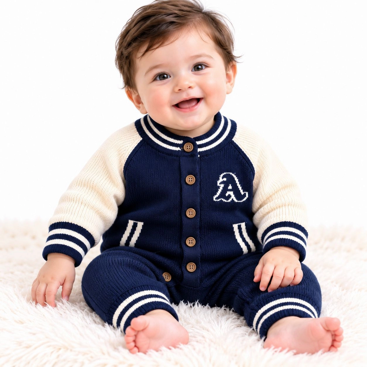 Imported Woolen Baby Rompers