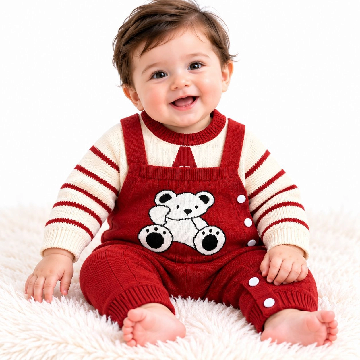 Imported Woolen Baby Rompers