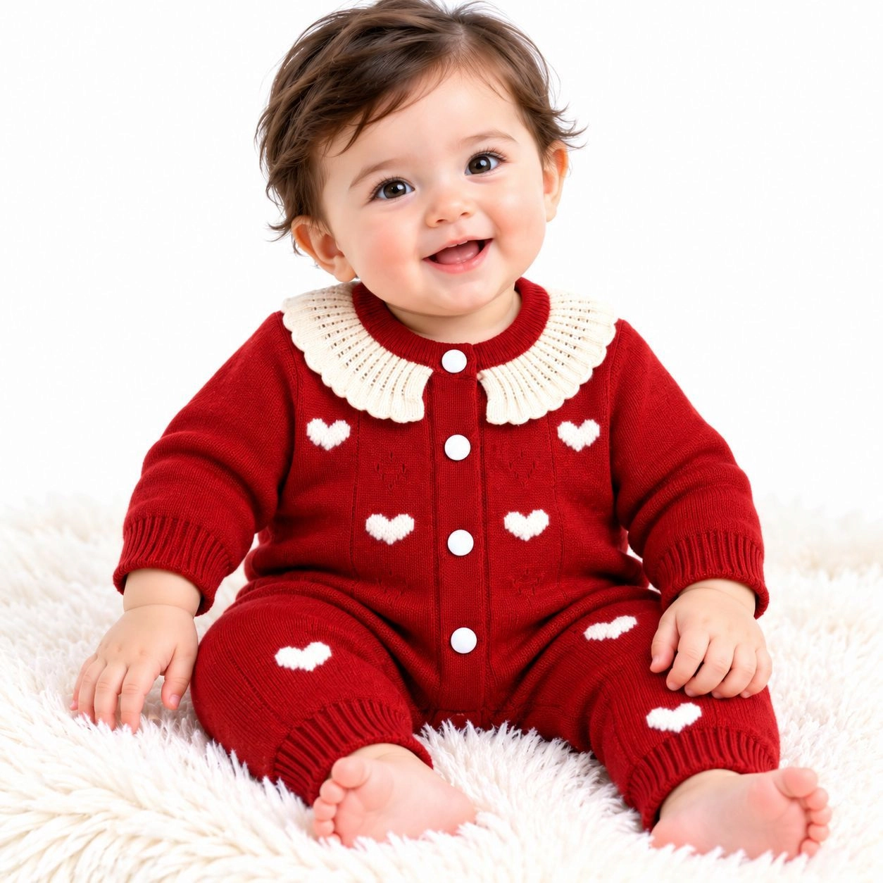 Imported Woolen Baby Rompers