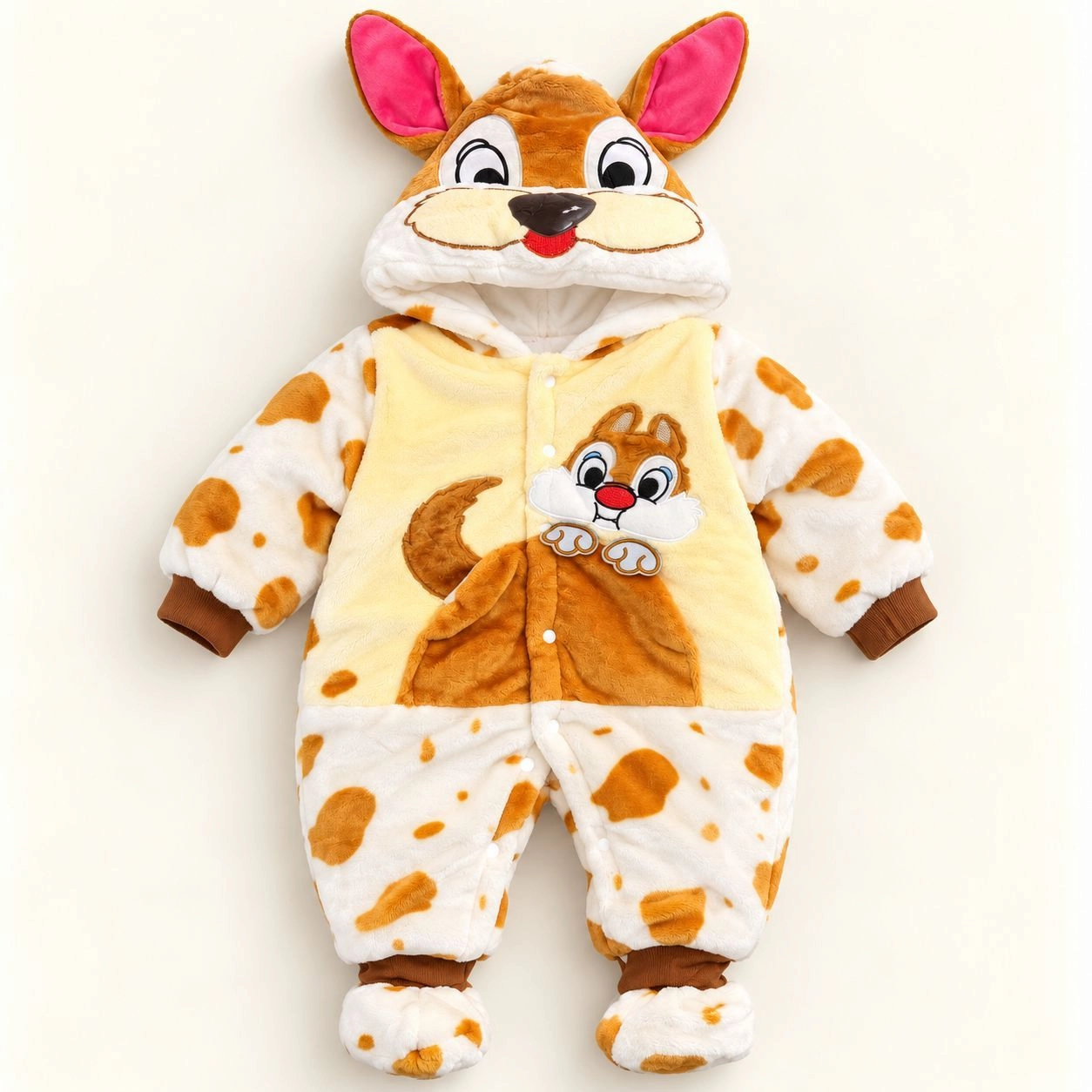 Baby Quilted Foaming Winter Rompers – Cozy & Stylish