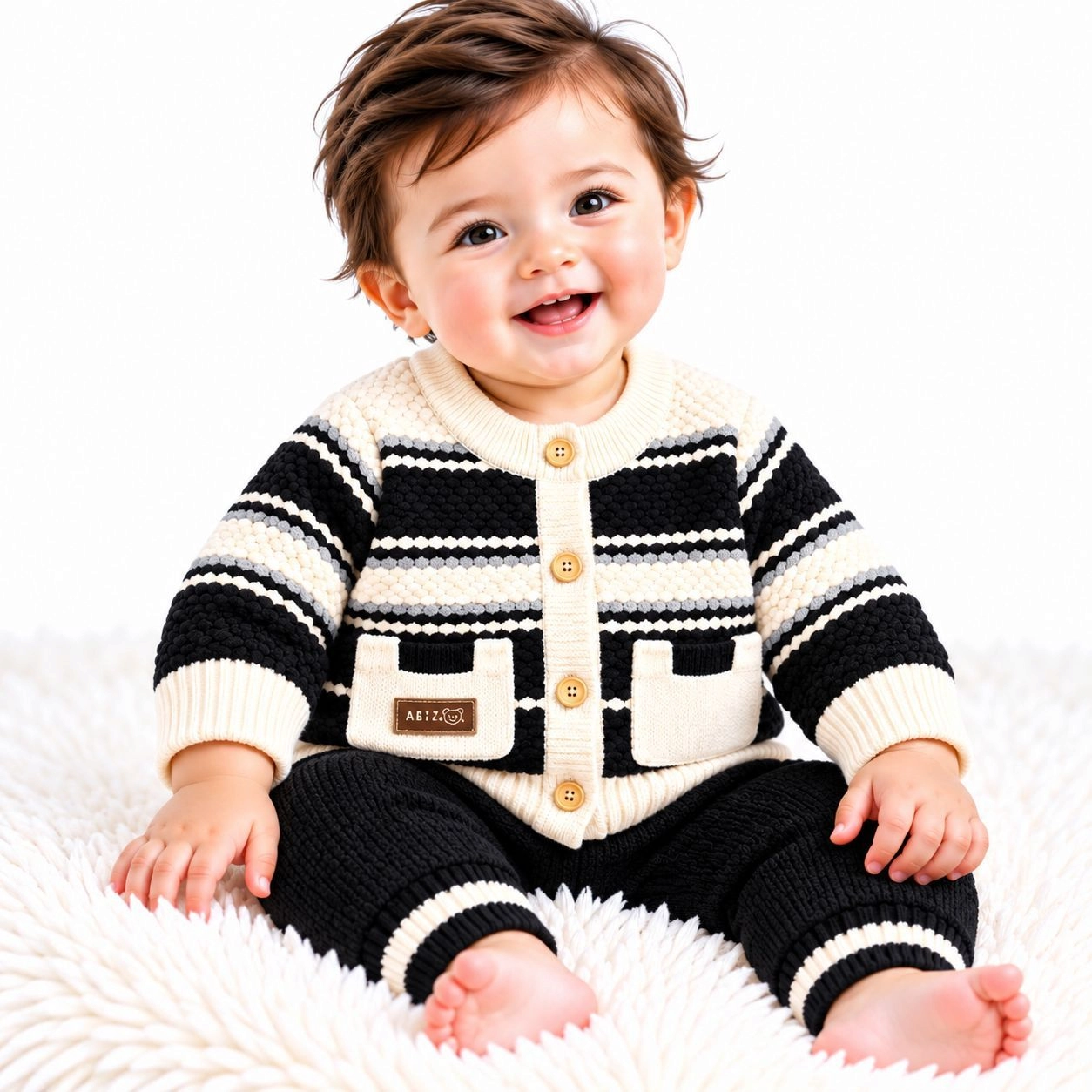 Baby Woolen Pajama Suits – Winter Collection ❄️