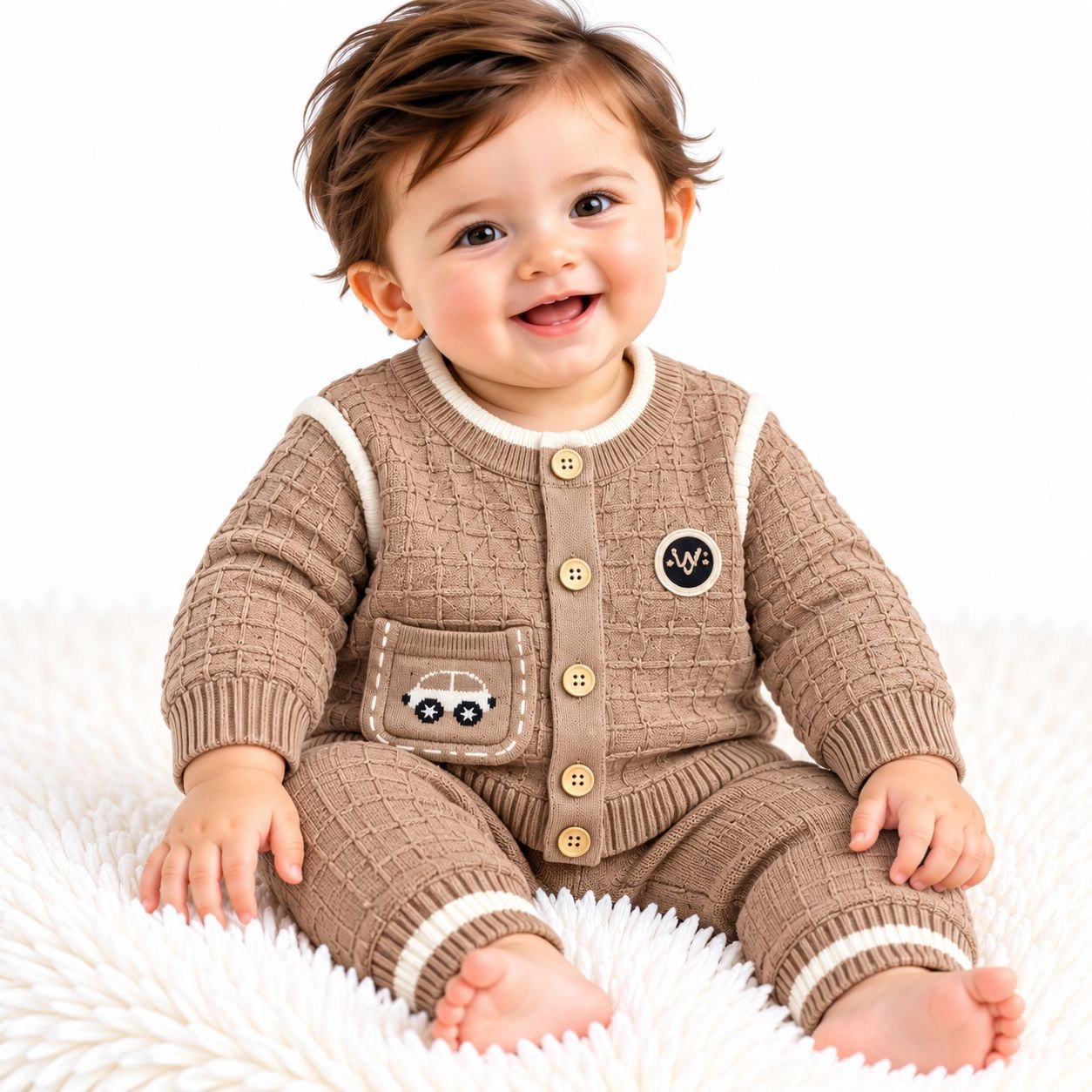 Baby Woolen Pajama Suits – Winter Collection ❄️