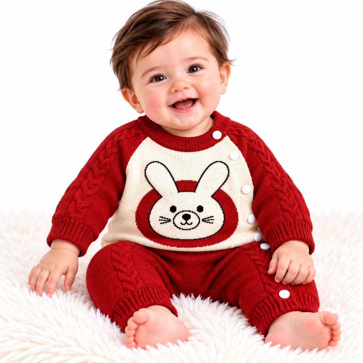 Imported Woolen Baby Rompers