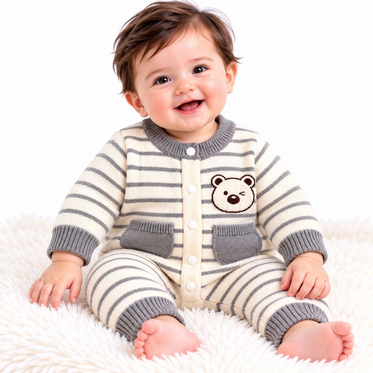 Imported Woolen Baby Rompers