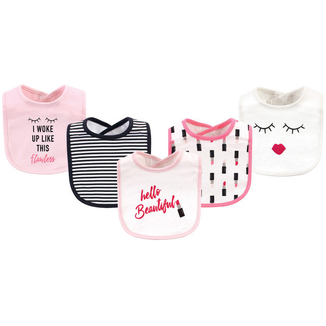 BABY BIBS-HUDSON BRAND-PACK OF 5