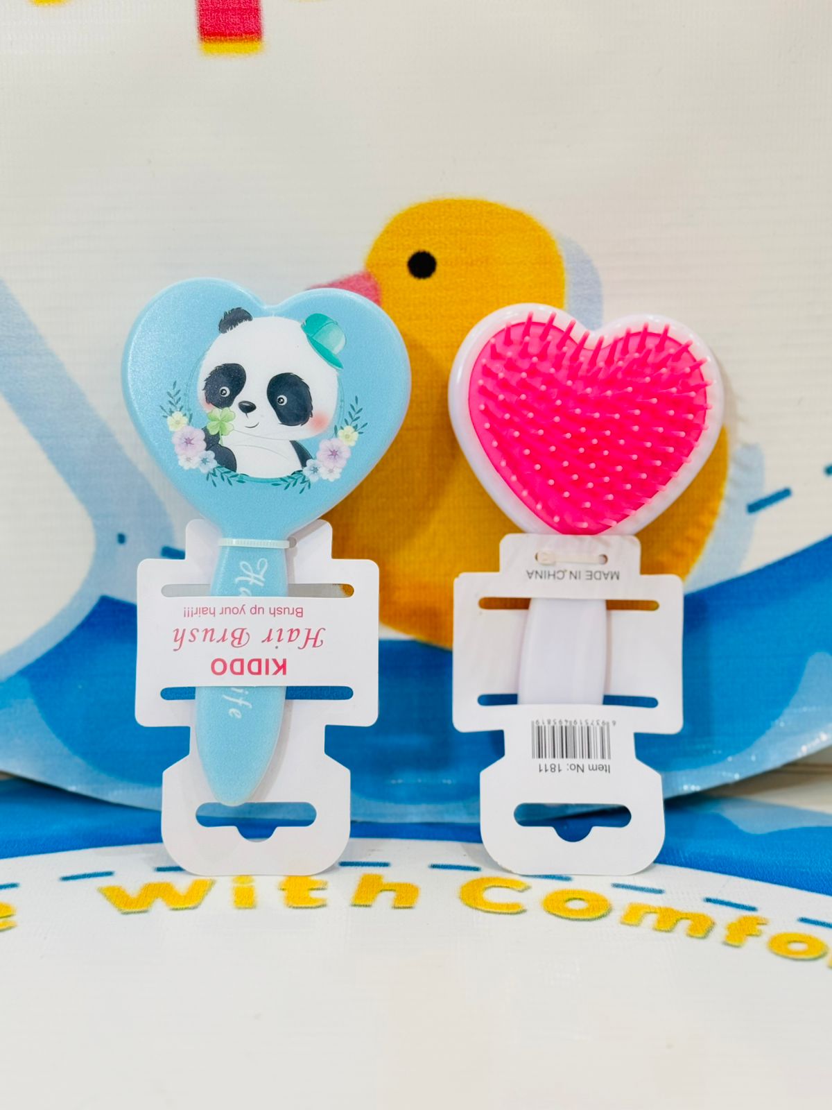 Premium Baby Hair Brushes Collection

✨ Groom your little ones with love using our premium range baby hair brushes! Available in a variety of beautiful colors, these brushes are perfect for delicate baby hair and scalp.

Features:

💕 Soft Bristles: Gentle on your baby’s delicate scalp.

🌈 Vibrant Colors: A variety of beautiful shades to choose from.

🖐️ Ergonomic Design: Comfortable and easy to hold for parents.

✔️ Perfect for Baby Grooming: Keeps hair neat and tidy without irritation.

🍼 Durable Quali