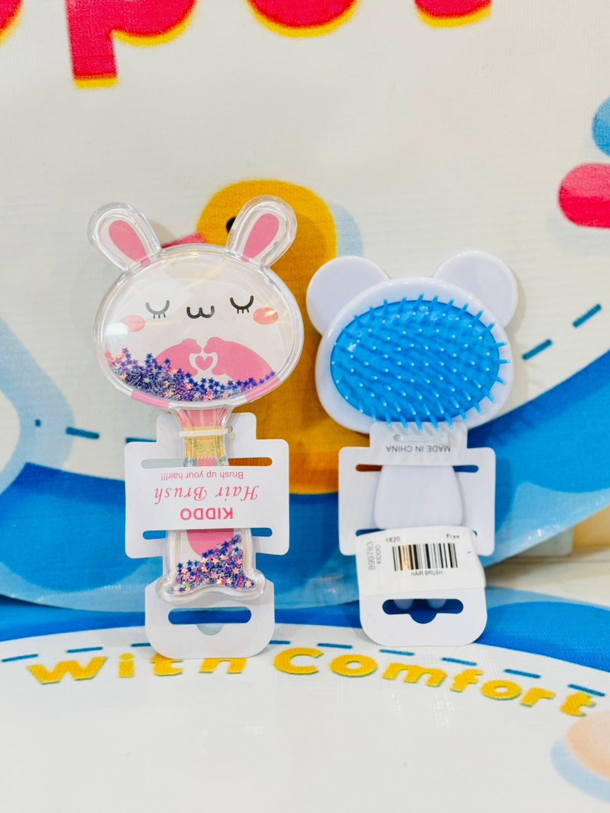 Premium Baby Hair Brushes Collection

✨ Groom your little ones with love using our premium range baby hair brushes! Available in a variety of beautiful colors, these brushes are perfect for delicate baby hair and scalp.

Features:

💕 Soft Bristles: Gentle on your baby’s delicate scalp.

🌈 Vibrant Colors: A variety of beautiful shades to choose from.

🖐️ Ergonomic Design: Comfortable and easy to hold for parents.

✔️ Perfect for Baby Grooming: Keeps hair neat and tidy without irritation.

🍼 Durable Quali