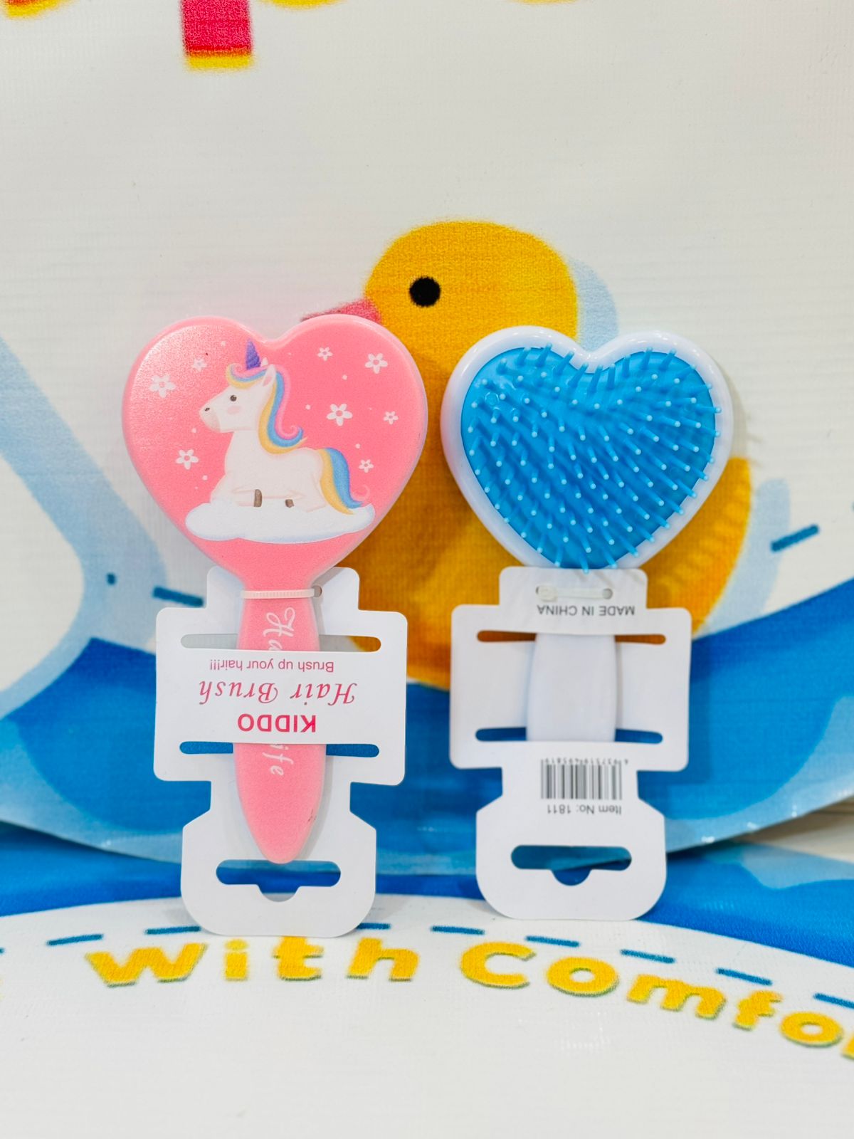 Premium Baby Hair Brushes Collection

✨ Groom your little ones with love using our premium range baby hair brushes! Available in a variety of beautiful colors, these brushes are perfect for delicate baby hair and scalp.

Features:

💕 Soft Bristles: Gentle on your baby’s delicate scalp.

🌈 Vibrant Colors: A variety of beautiful shades to choose from.

🖐️ Ergonomic Design: Comfortable and easy to hold for parents.

✔️ Perfect for Baby Grooming: Keeps hair neat and tidy without irritation.

🍼 Durable Quali