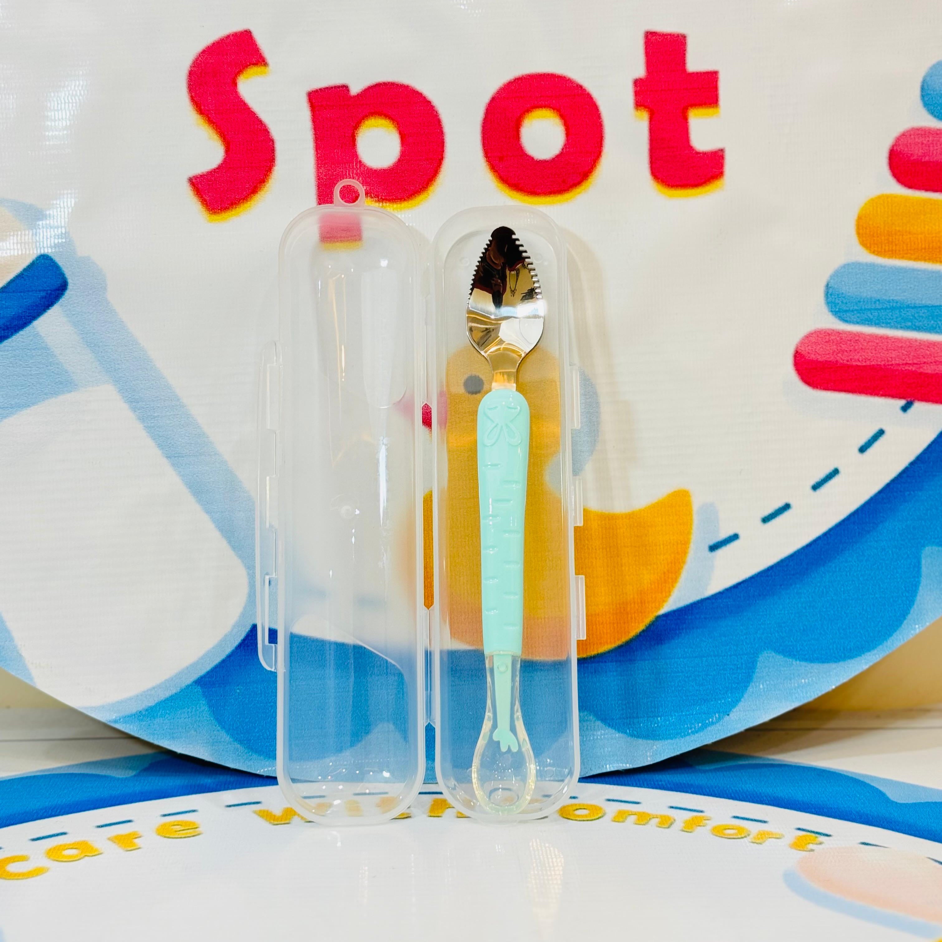 Baby 2-in-1 Masher with Silicon Spoon