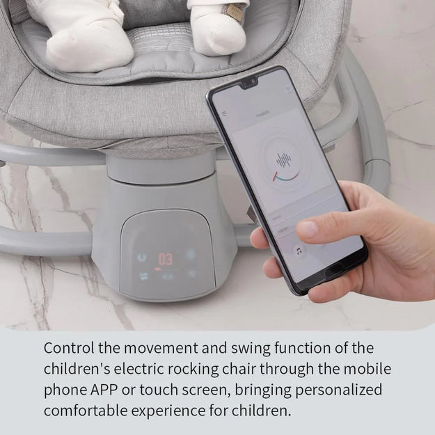 Mastela 4-in-1 Baby Swing for Infants with Dinner Plate