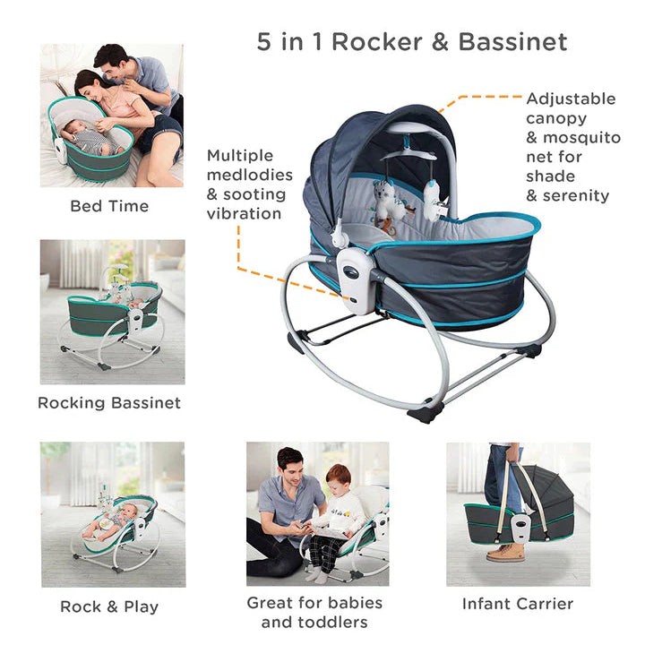 Mastela 5 in 1 Rocker & Bassinet