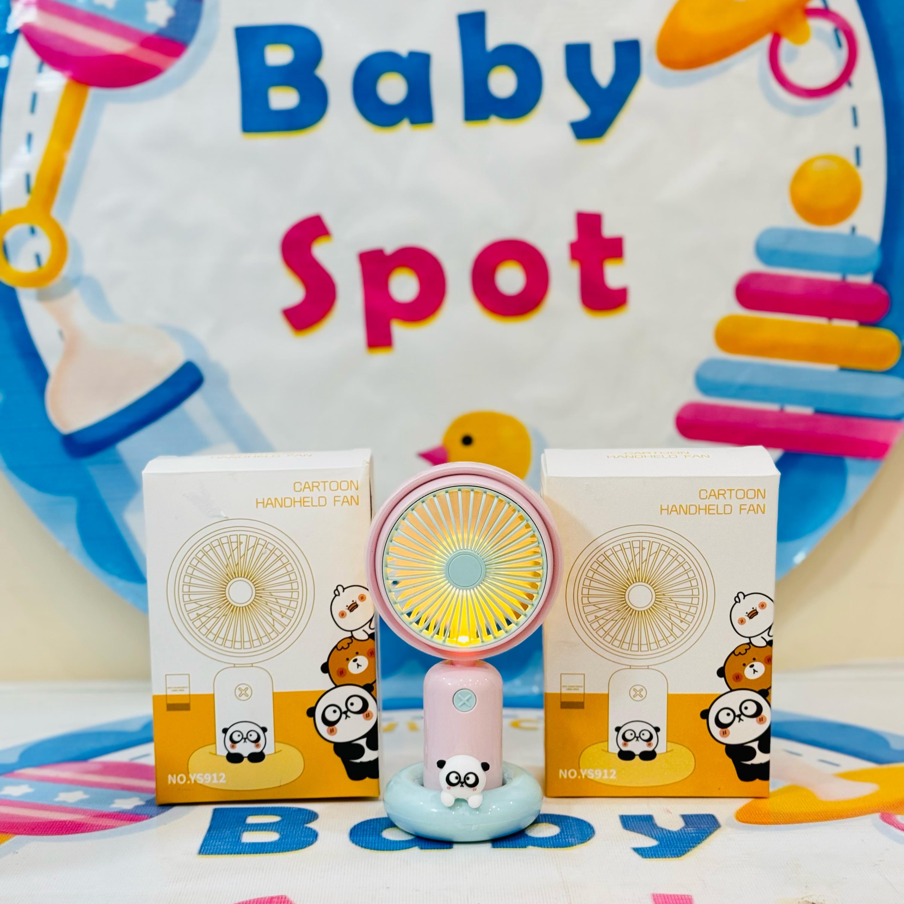 Imported Rechargeable Mini Electric Hand Fans

Cool Breeze On-The-Go!

Beat the heat with our cute and powerful mini electric fans, perfect for babies, moms & outdoor use – available in multiple fun designs & models!

Features:

Rechargeable & portable

Multiple stylish designs

Lightweight & baby-friendly

Ideal for strollers, diaper bags & travel

Perfect for:

Hot summer outings

Keeping your baby cool

Gifting & everyday use

Shop Now at: www.babyspotofficial.pk

Trusted Baby Store | Fast Delivery All O