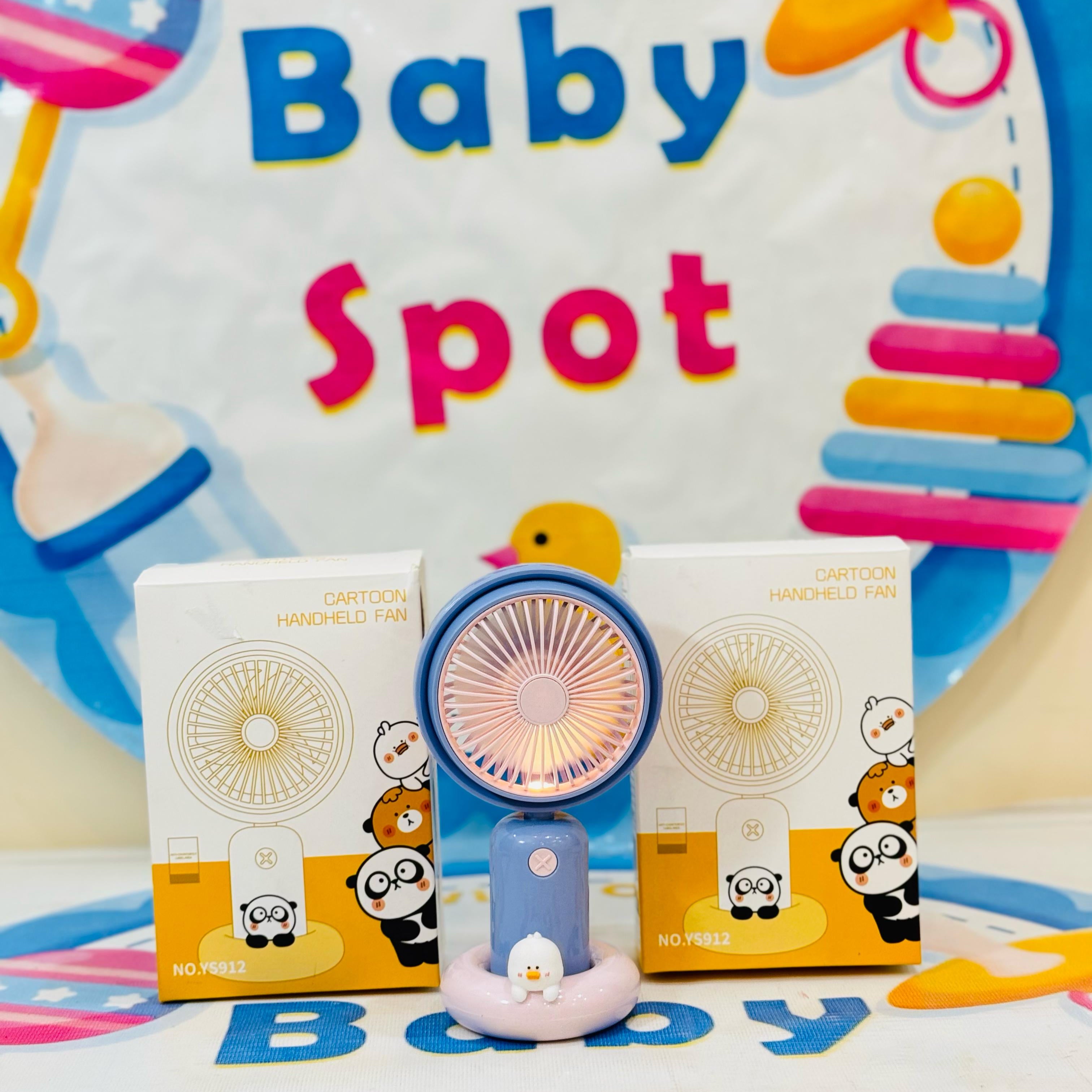 Imported Rechargeable Mini Electric Hand Fans

Cool Breeze On-The-Go!

Beat the heat with our cute and powerful mini electric fans, perfect for babies, moms & outdoor use – available in multiple fun designs & models!

Features:

Rechargeable & portable

Multiple stylish designs

Lightweight & baby-friendly

Ideal for strollers, diaper bags & travel

Perfect for:

Hot summer outings

Keeping your baby cool

Gifting & everyday use

Shop Now at: www.babyspotofficial.pk

Trusted Baby Store | Fast Delivery All O