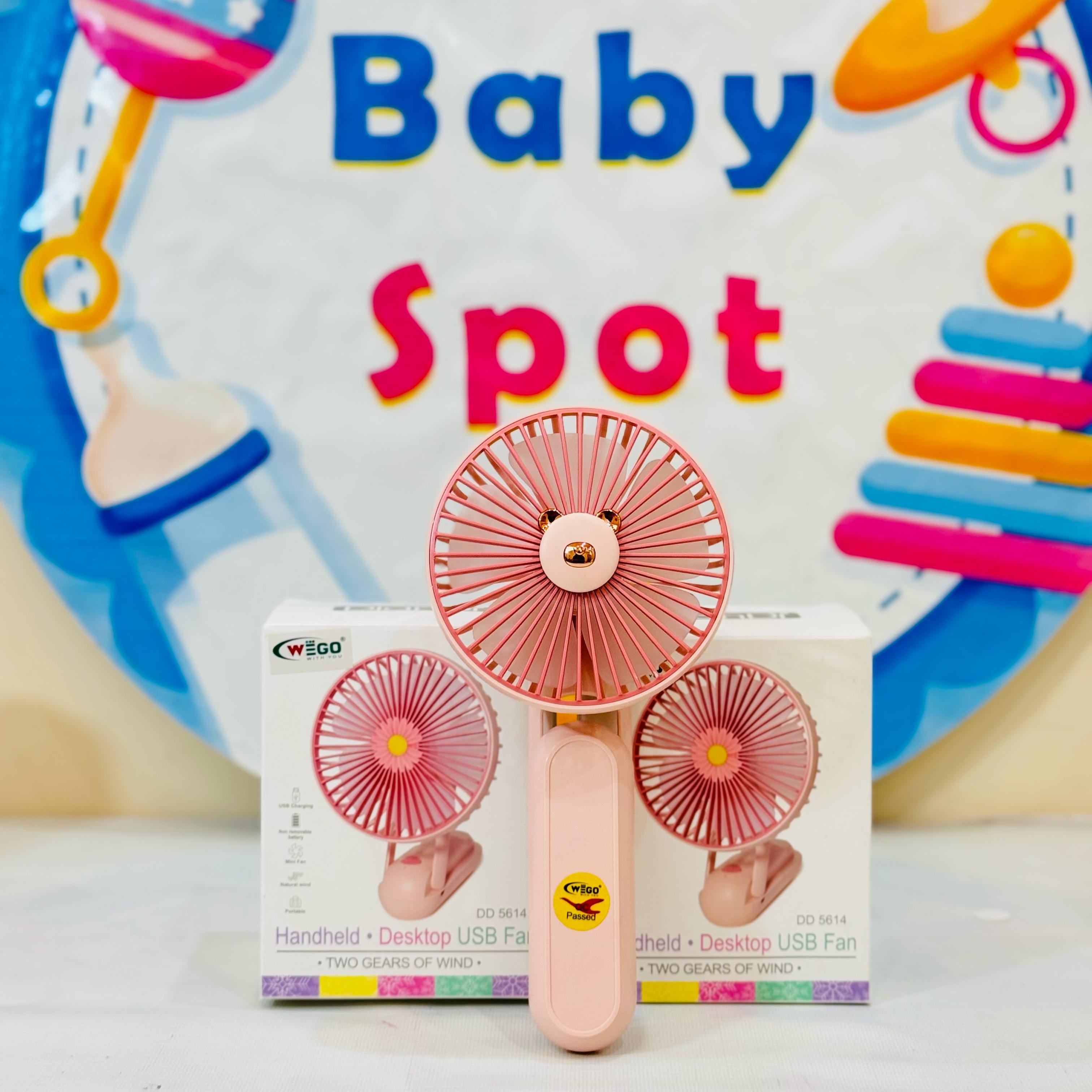Imported Rechargeable Mini Electric Hand Fans

Cool Breeze On-The-Go!

Beat the heat with our cute and powerful mini electric fans, perfect for babies, moms & outdoor use – available in multiple fun designs & models!

Features:

Rechargeable & portable

Multiple stylish designs

Lightweight & baby-friendly

Ideal for strollers, diaper bags & travel

Perfect for:

Hot summer outings

Keeping your baby cool

Gifting & everyday use

Shop Now at: www.babyspotofficial.pk

Trusted Baby Store | Fast Delivery All O