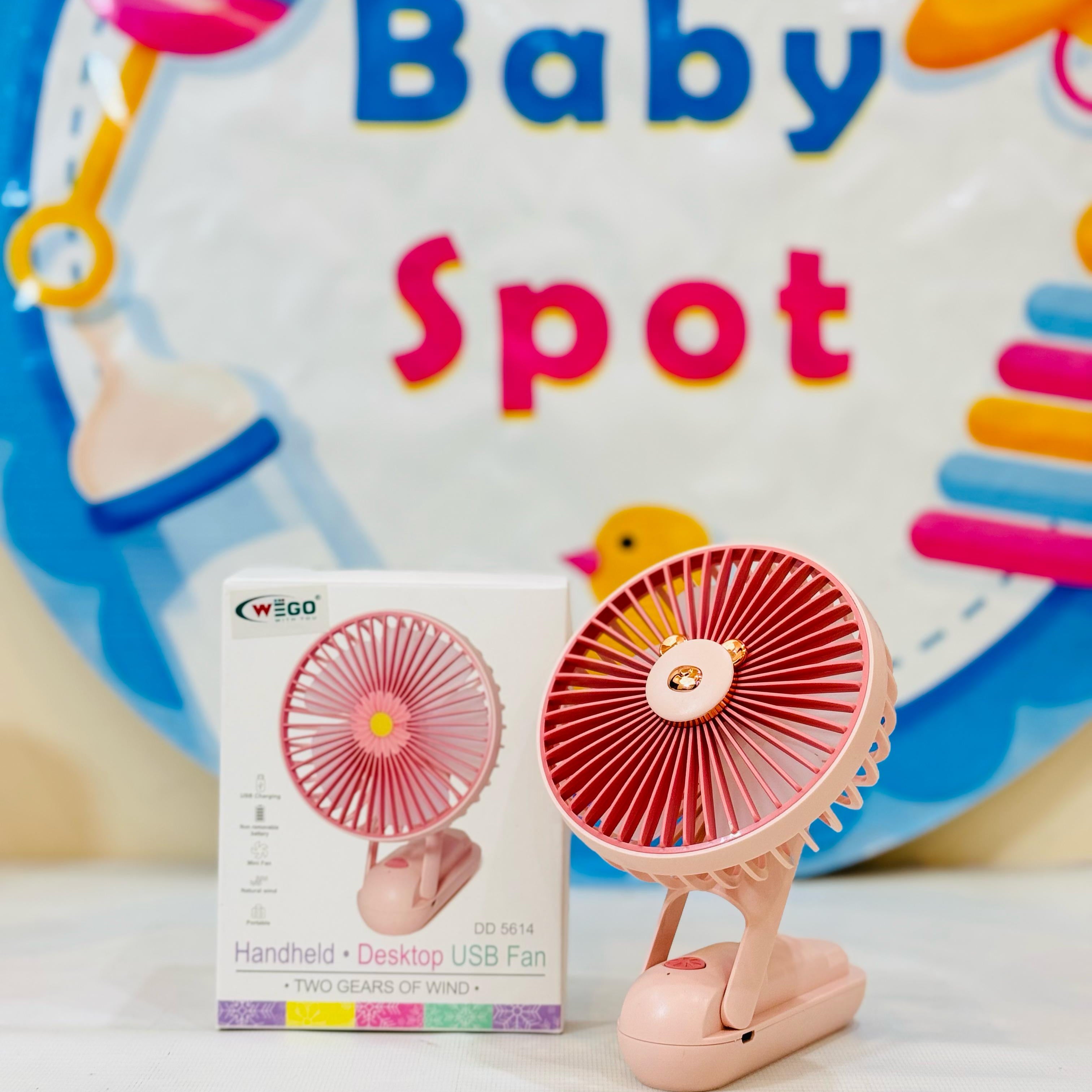 Mega Foldable rechargeable electric hand fans(with light)