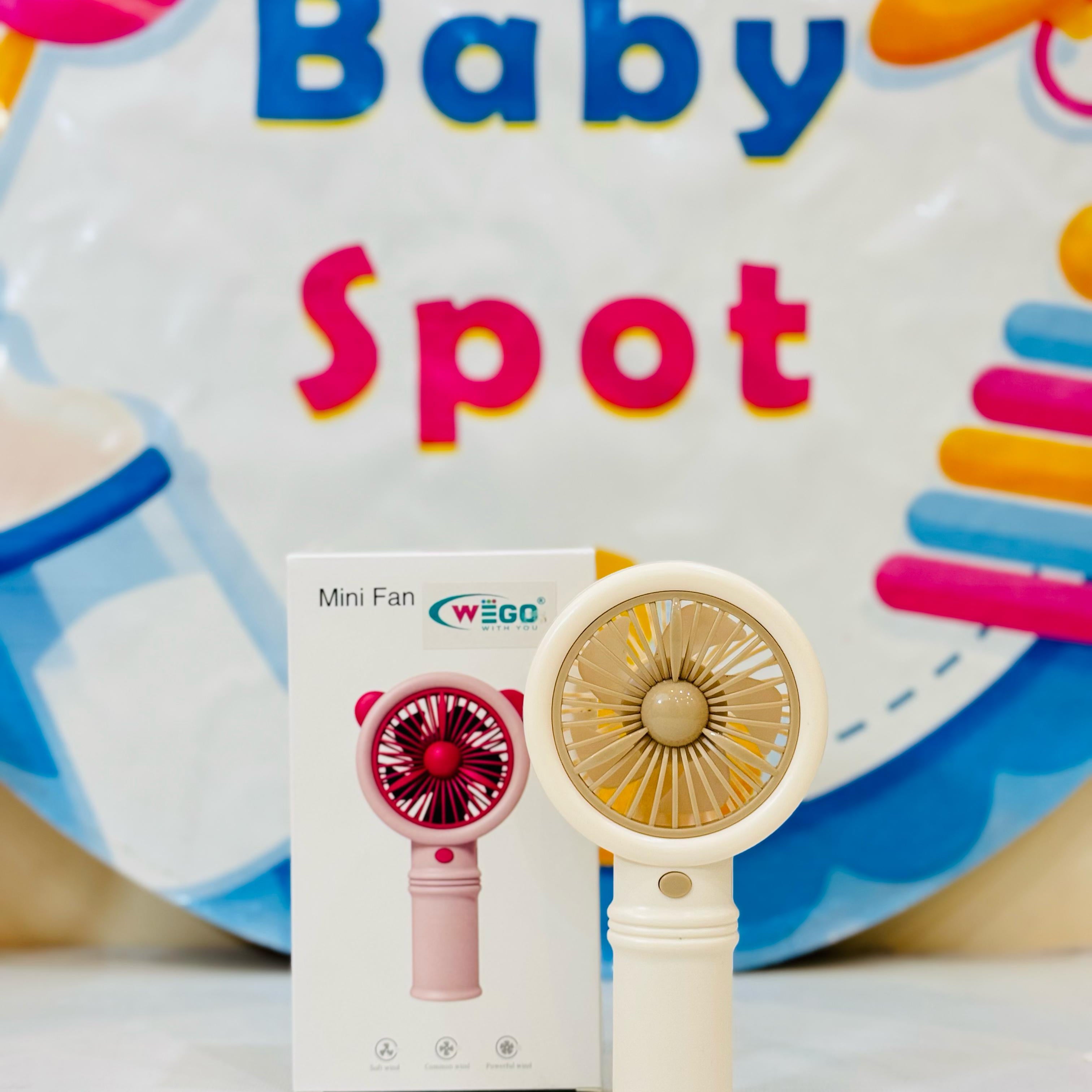 Imported Rechargeable Mini Electric Hand Fans

Cool Breeze On-The-Go!

Beat the heat with our cute and powerful mini electric fans, perfect for babies, moms & outdoor use – available in multiple fun designs & models!

Features:

Rechargeable & portable

Multiple stylish designs

Lightweight & baby-friendly

Ideal for strollers, diaper bags & travel

Perfect for:

Hot summer outings

Keeping your baby cool

Gifting & everyday use

Shop Now at: www.babyspotofficial.pk

Trusted Baby Store | Fast Delivery All O