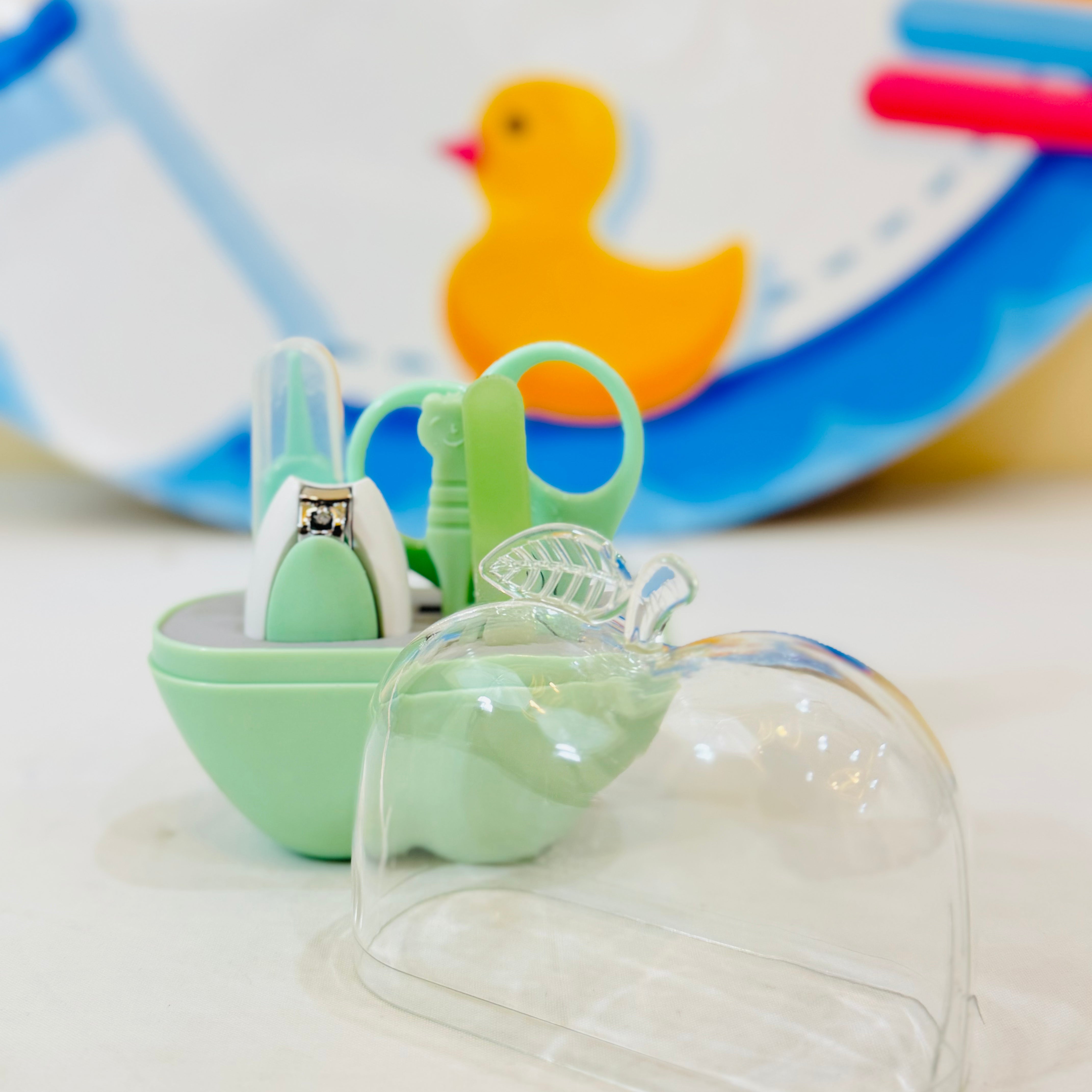 Baby Manicure Kits – 5 PCS Set ✨👶

✂️ Complete Grooming Set: Includes 1 nail cutter, 1 scissor, 1 foiler, 1 ear wax remover, and 1 tweezer.

🌸 Gentle for Babies: Specially designed for delicate baby nails and hygiene.

🧳 Compact & Portable: Easy to carry for at-home or travel use.

🔒 Safe & Durable: Made with premium quality materials, ensuring long-lasting use.

💰 Price: 1250 Rs.

🛒 Order Now at babyspotofficial.pk.

🚚 Delivery Time: 2-5 days.