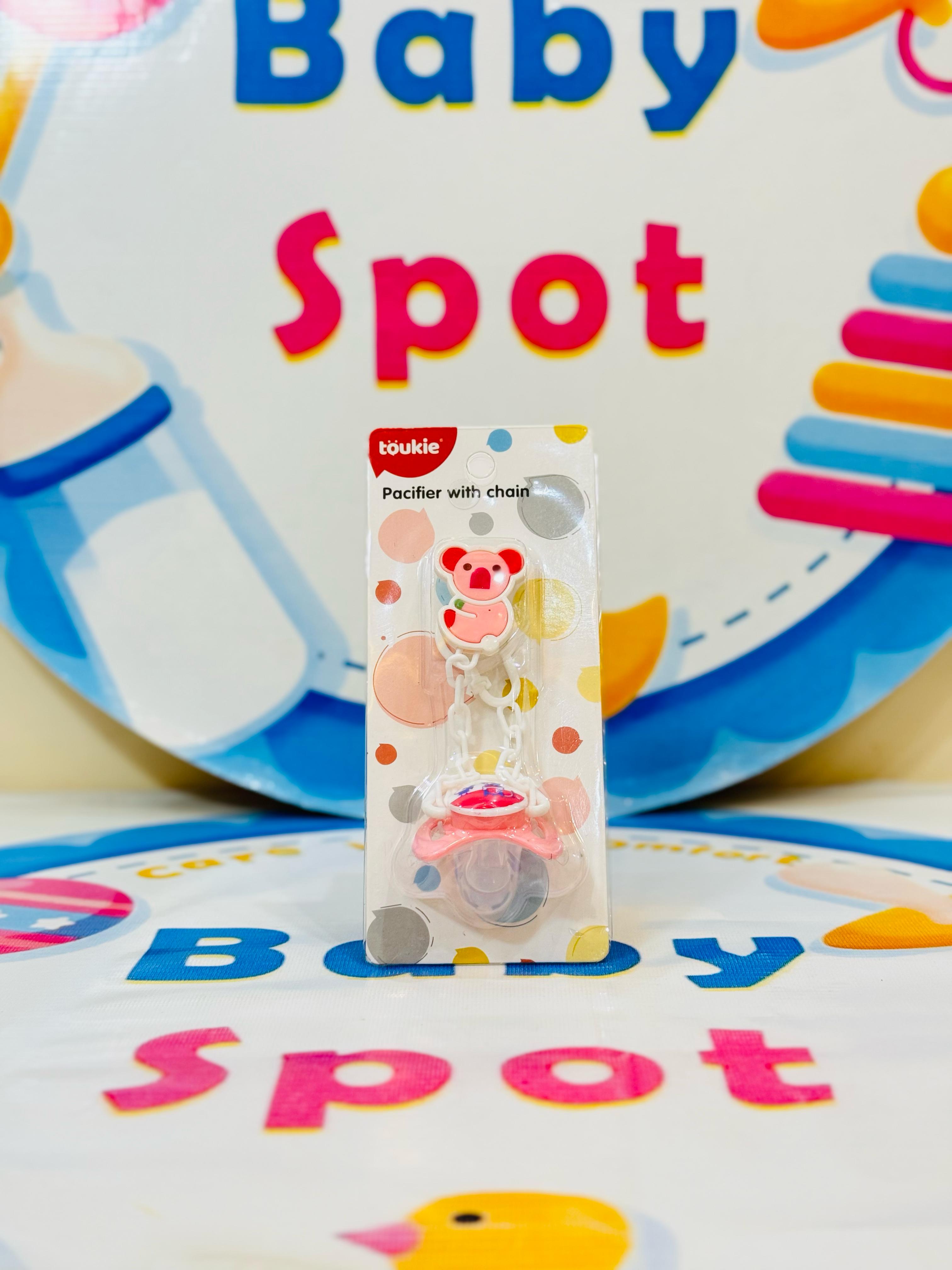 🍼 Premium Baby Soother with Chain – Comfort & Safety in One!

Give your baby the ultimate soothing experience with our premium baby soother with chain collection! Designed for comfort, hygiene, and convenience, it's a must-have for newborns.

Product Features:

🔹 Safe & BPA-Free – Made with high-quality, baby-safe material.
🔹 Comes with a Secure Chain – Keeps the soother clean and within reach.
🔹 Ergonomic Design – Gentle on baby's gums and promotes natural sucking.
🔹 Available in 3 Beautiful Colors – 