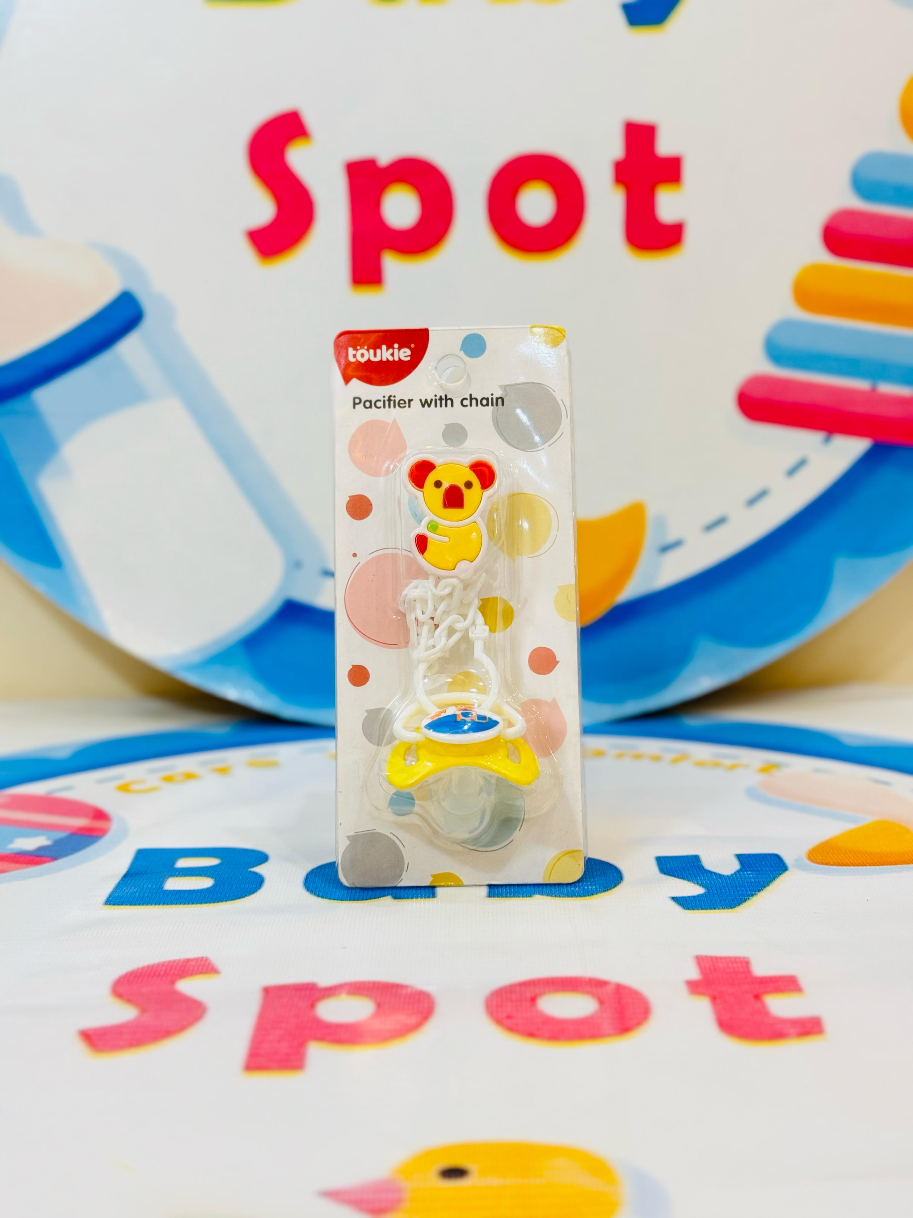 🍼 Premium Baby Soother with Chain – Comfort & Safety in One!

Give your baby the ultimate soothing experience with our premium baby soother with chain collection! Designed for comfort, hygiene, and convenience, it's a must-have for newborns.

Product Features:

🔹 Safe & BPA-Free – Made with high-quality, baby-safe material.
🔹 Comes with a Secure Chain – Keeps the soother clean and within reach.
🔹 Ergonomic Design – Gentle on baby's gums and promotes natural sucking.
🔹 Available in 3 Beautiful Colors – 